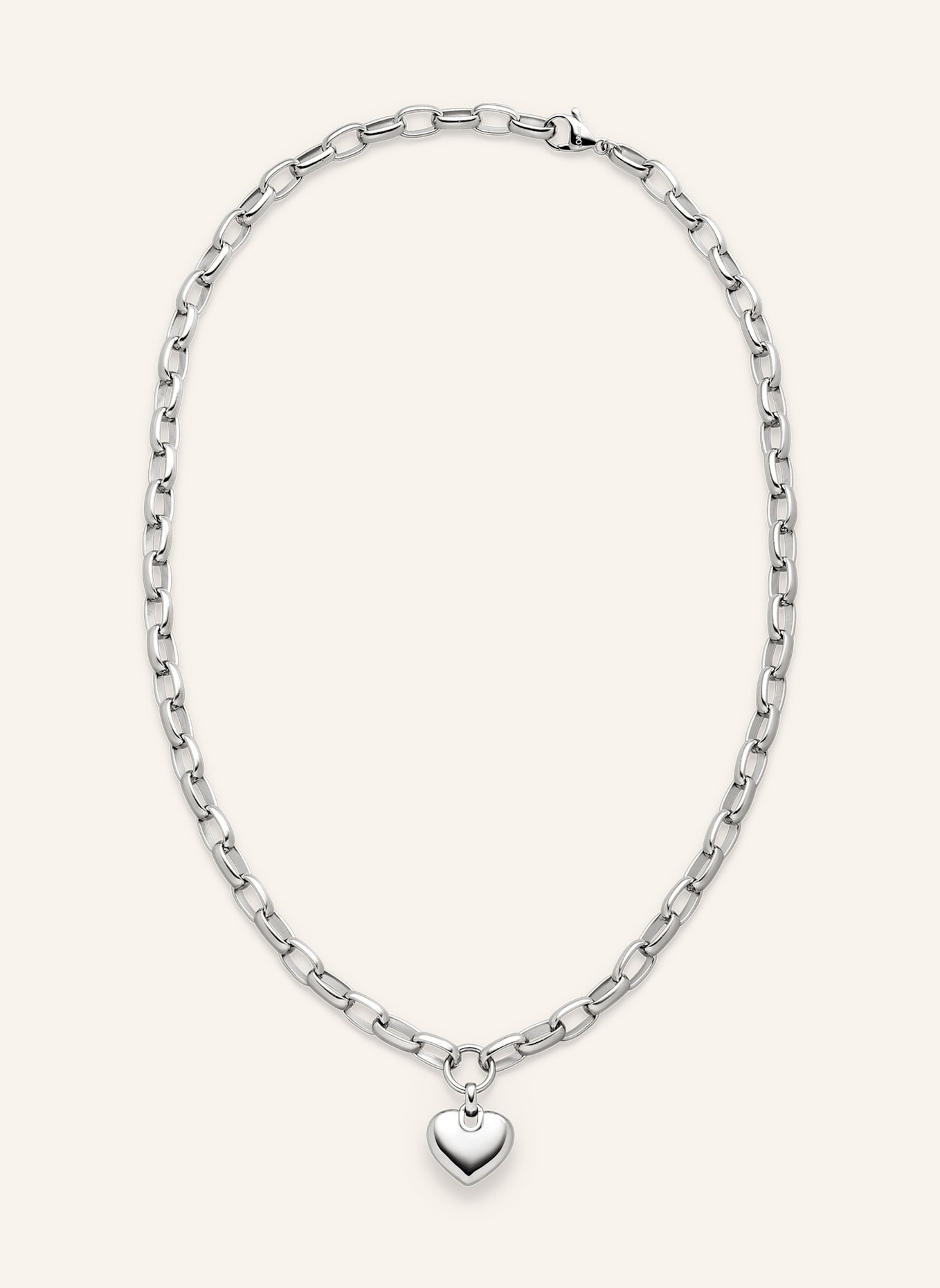 s.Oliver Halskette  aus  Edelstahl: SILBER