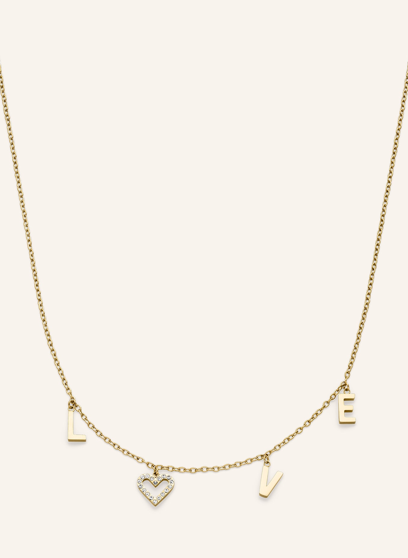 s.Oliver Halskette  aus  Edelstahl: GOLD