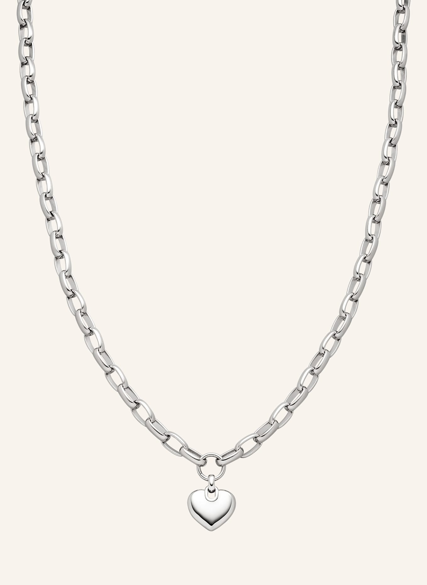 s.Oliver Halskette  aus  Edelstahl: SILBER