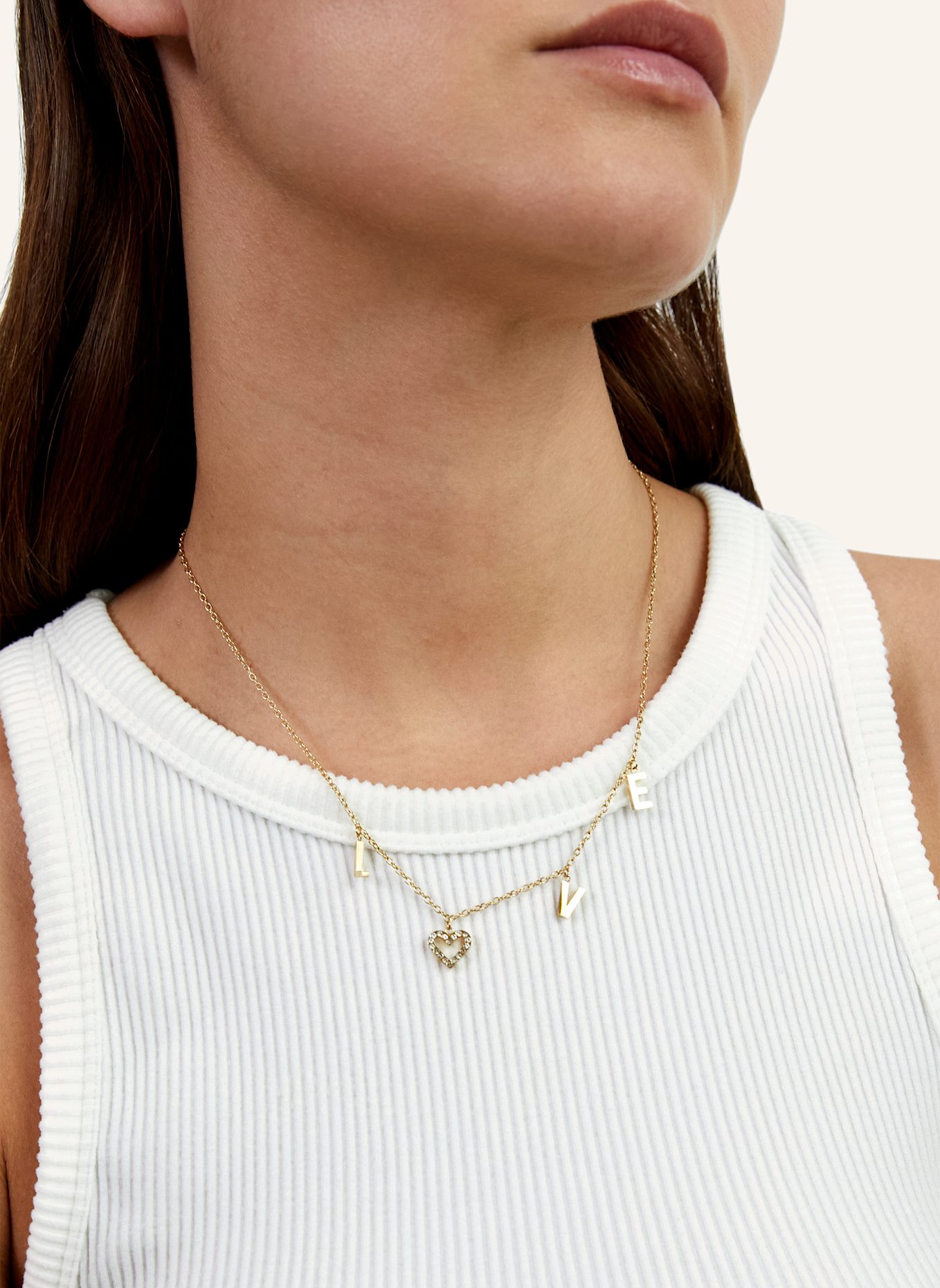 s.Oliver Halskette  aus  Edelstahl: GOLD