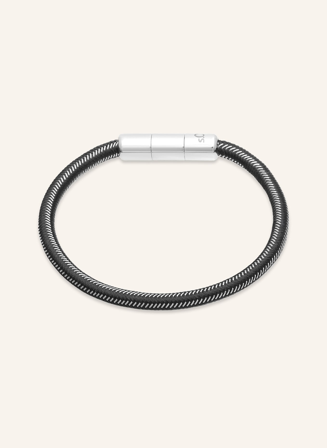 s.Oliver Armband  aus  Edelstahl: SCHWARZ