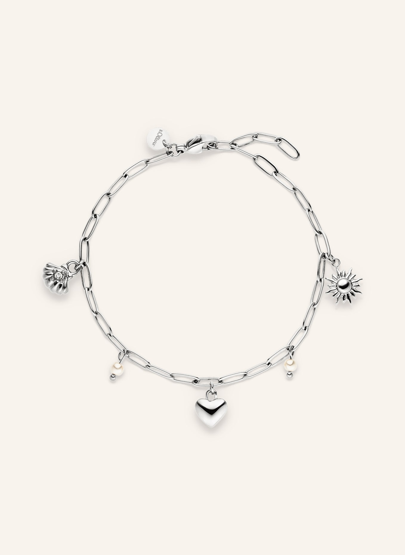 s.Oliver Armband  aus  Edelstahl: SILBER