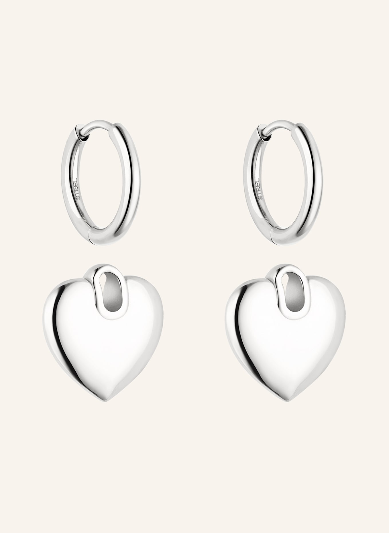 s.Oliver Creolen  aus  Edelstahl: SILBER