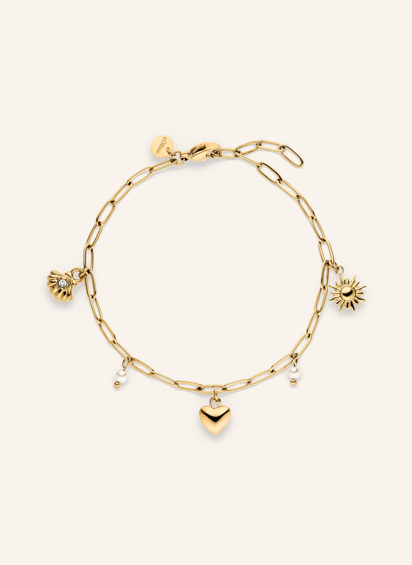 s.Oliver Armband  aus  Edelstahl: GOLD