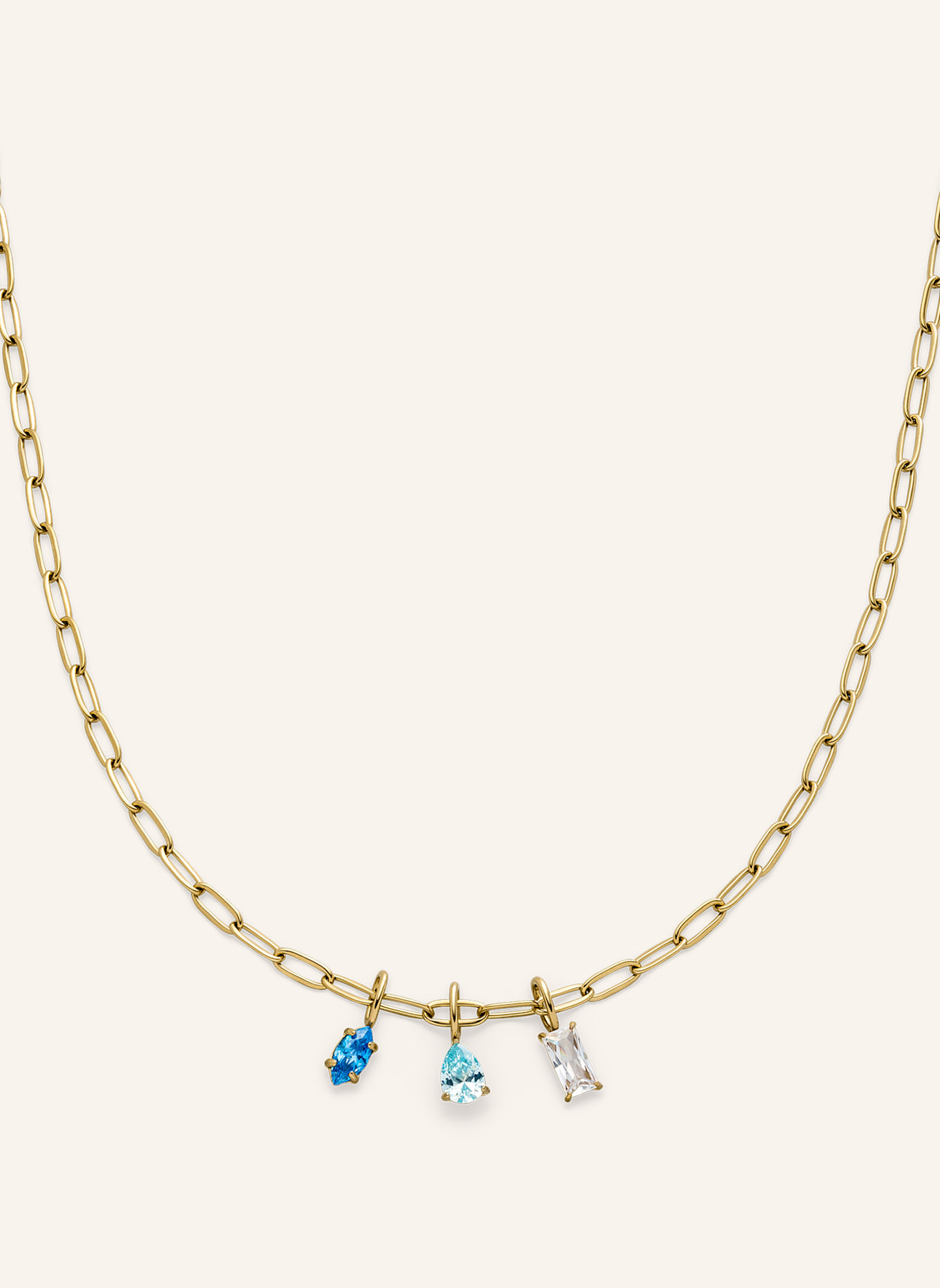 s.Oliver Halskette  aus  Edelstahl: GOLD