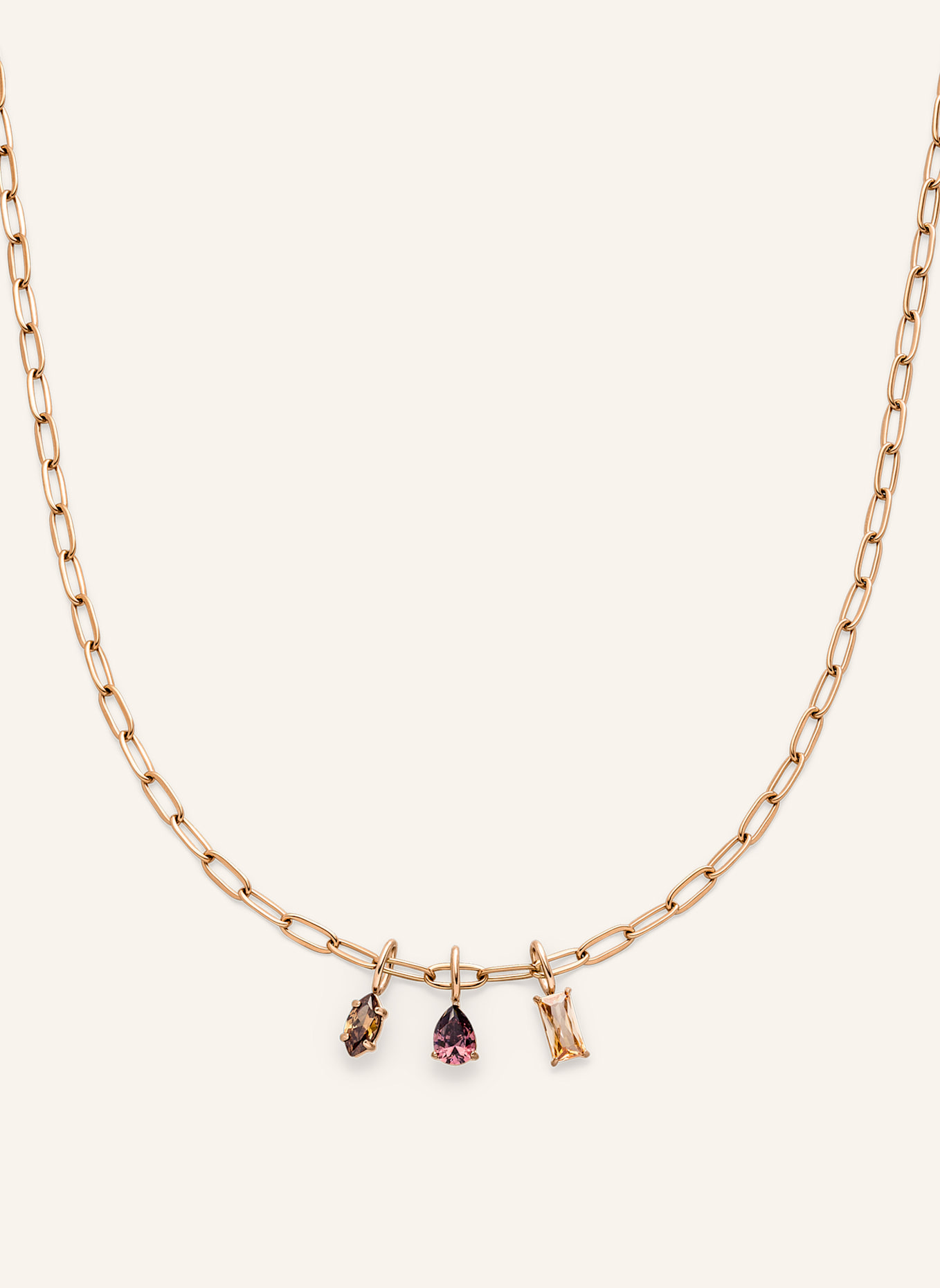 s.Oliver Halskette  aus  Edelstahl: ROSÉGOLD