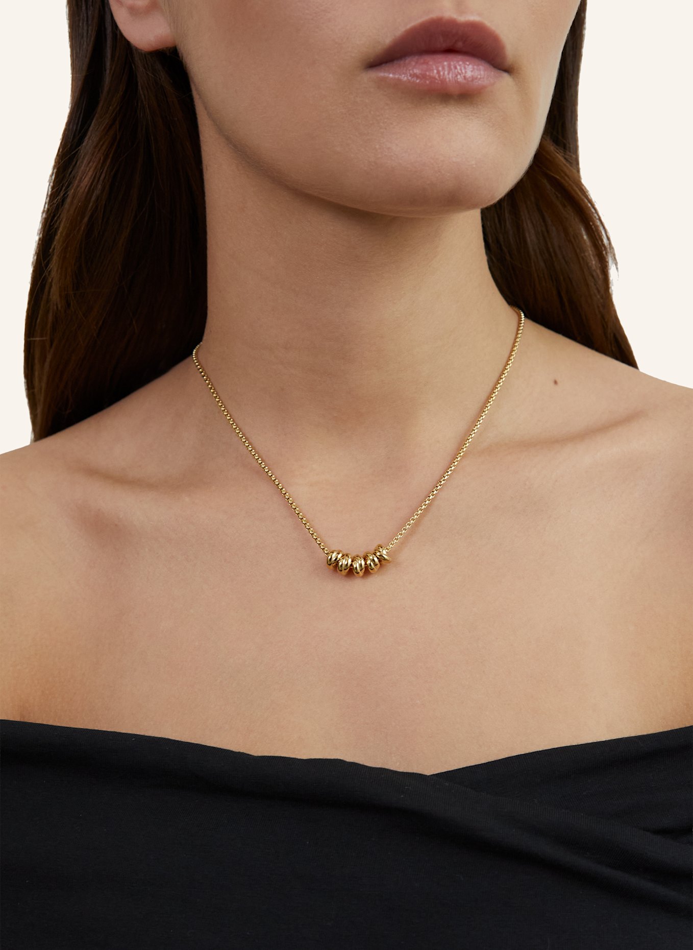 s.Oliver Halskette  aus  Edelstahl: GOLD