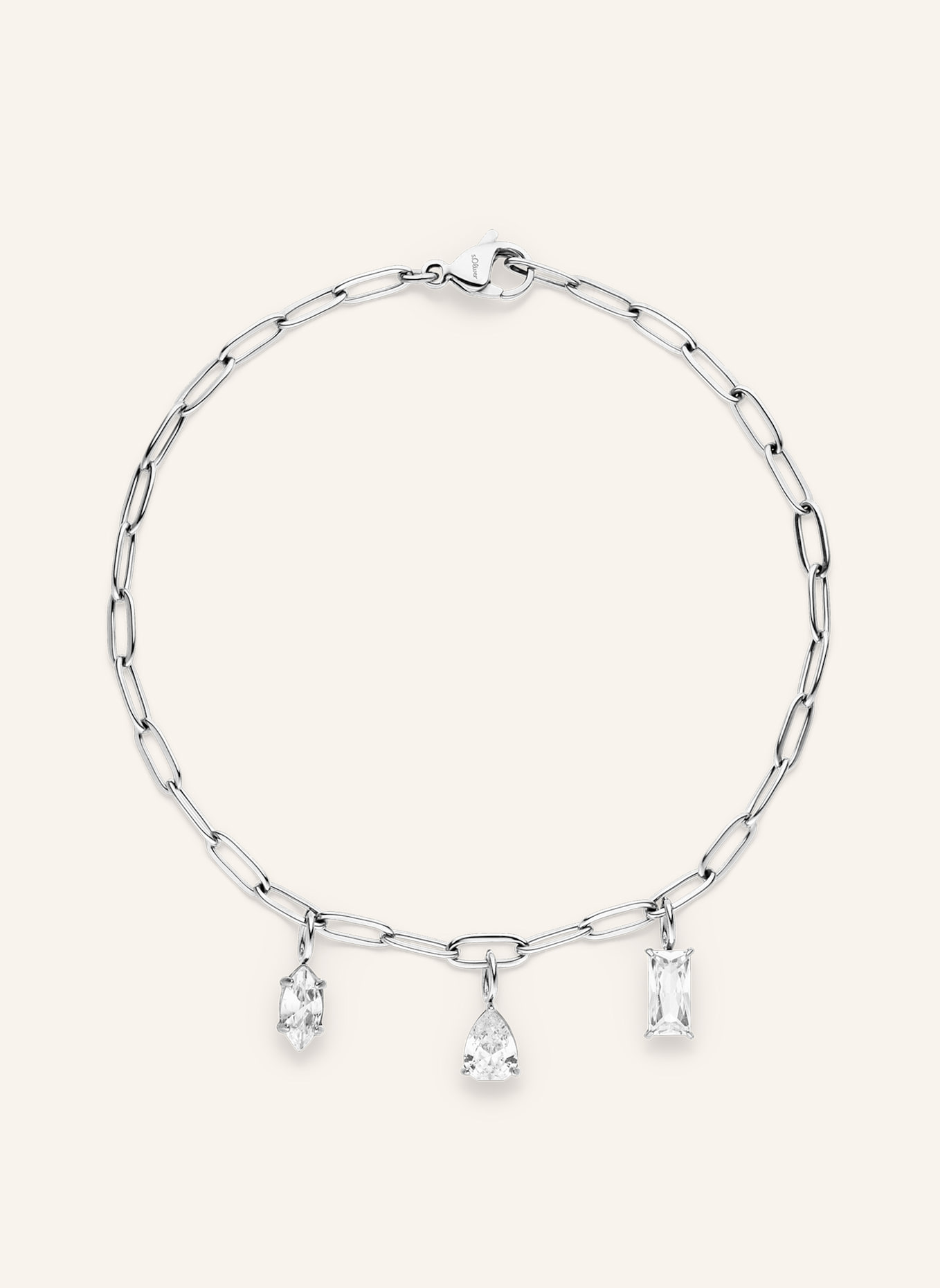 s.Oliver Armband  aus  Edelstahl: SILBER