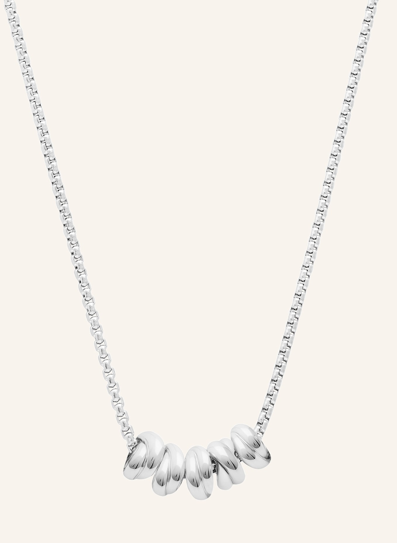 s.Oliver Halskette  aus  Edelstahl: SILBER