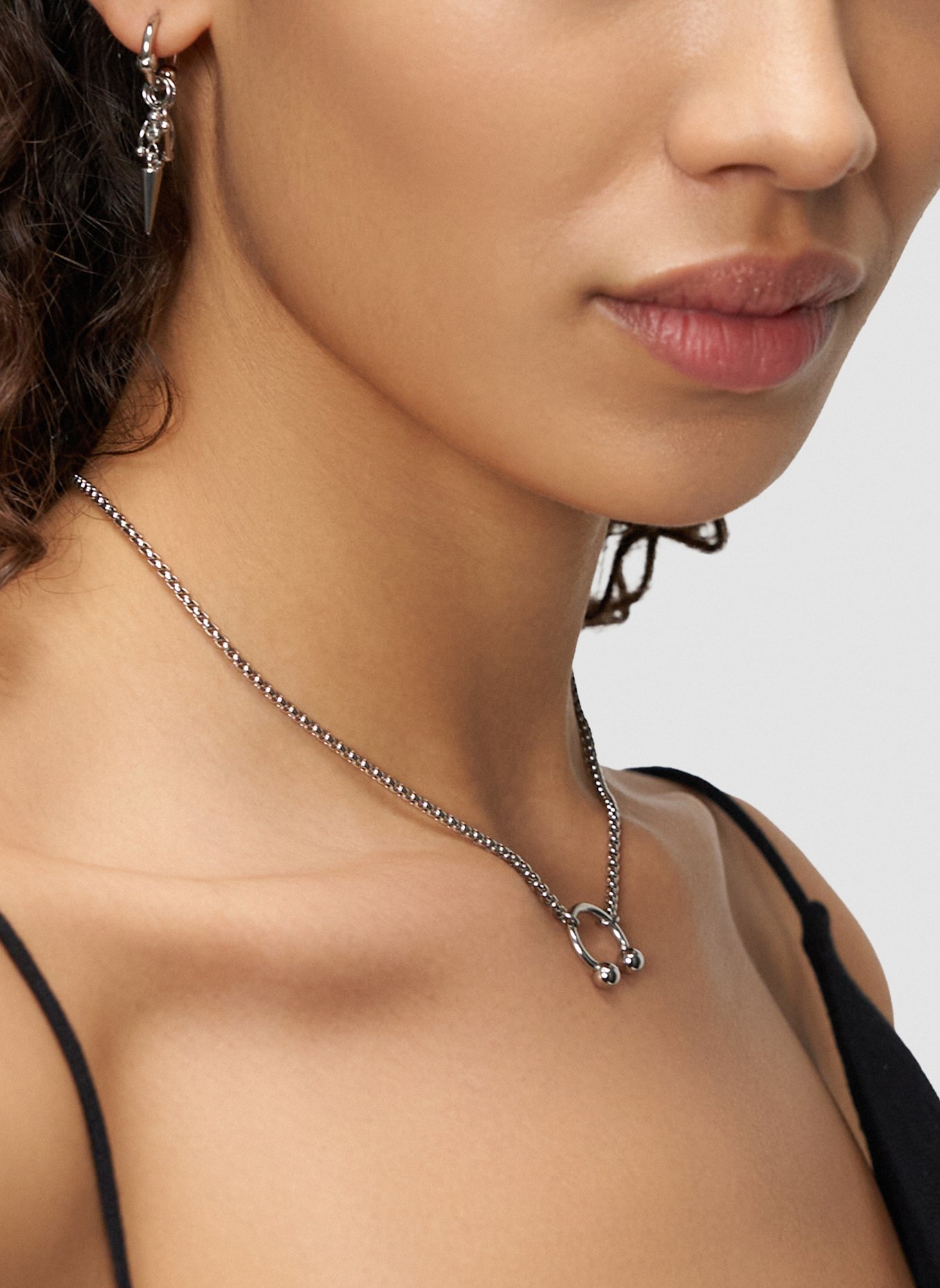 LIEBESKIND Halskette  aus  Edelstahl: SILBER