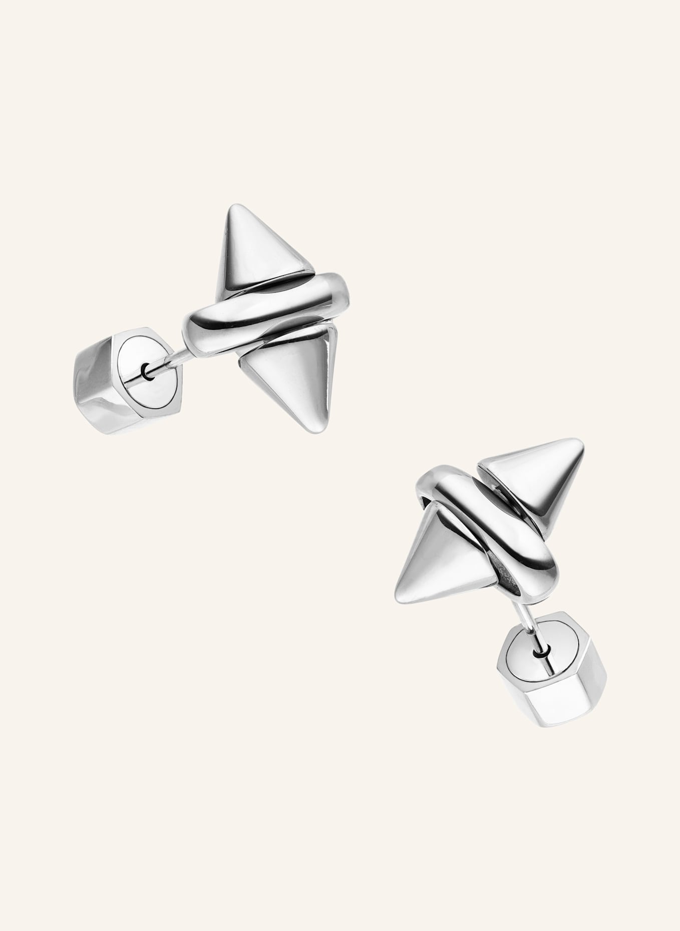 LIEBESKIND Ohrstecker aus Edelstahl: SILBER