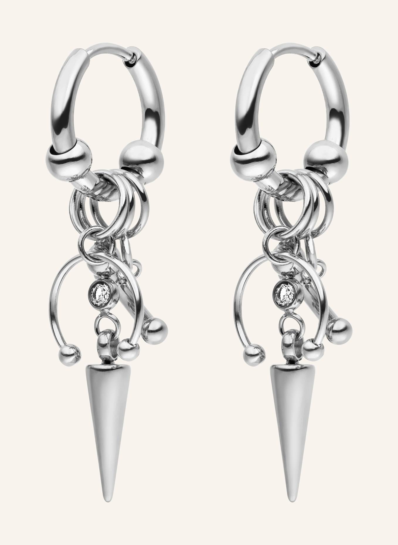 LIEBESKIND Creolen  aus  Edelstahl: SILBER