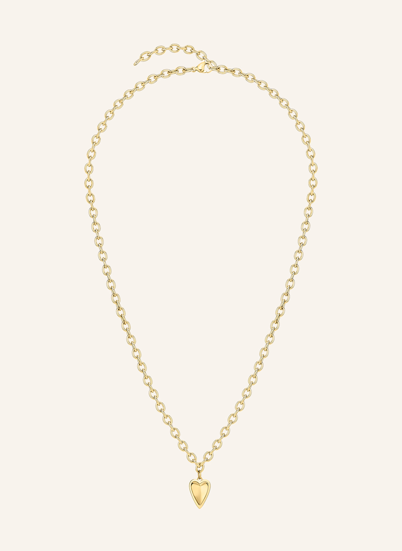 LIEBESKIND Halskette  aus  Edelstahl: GOLD