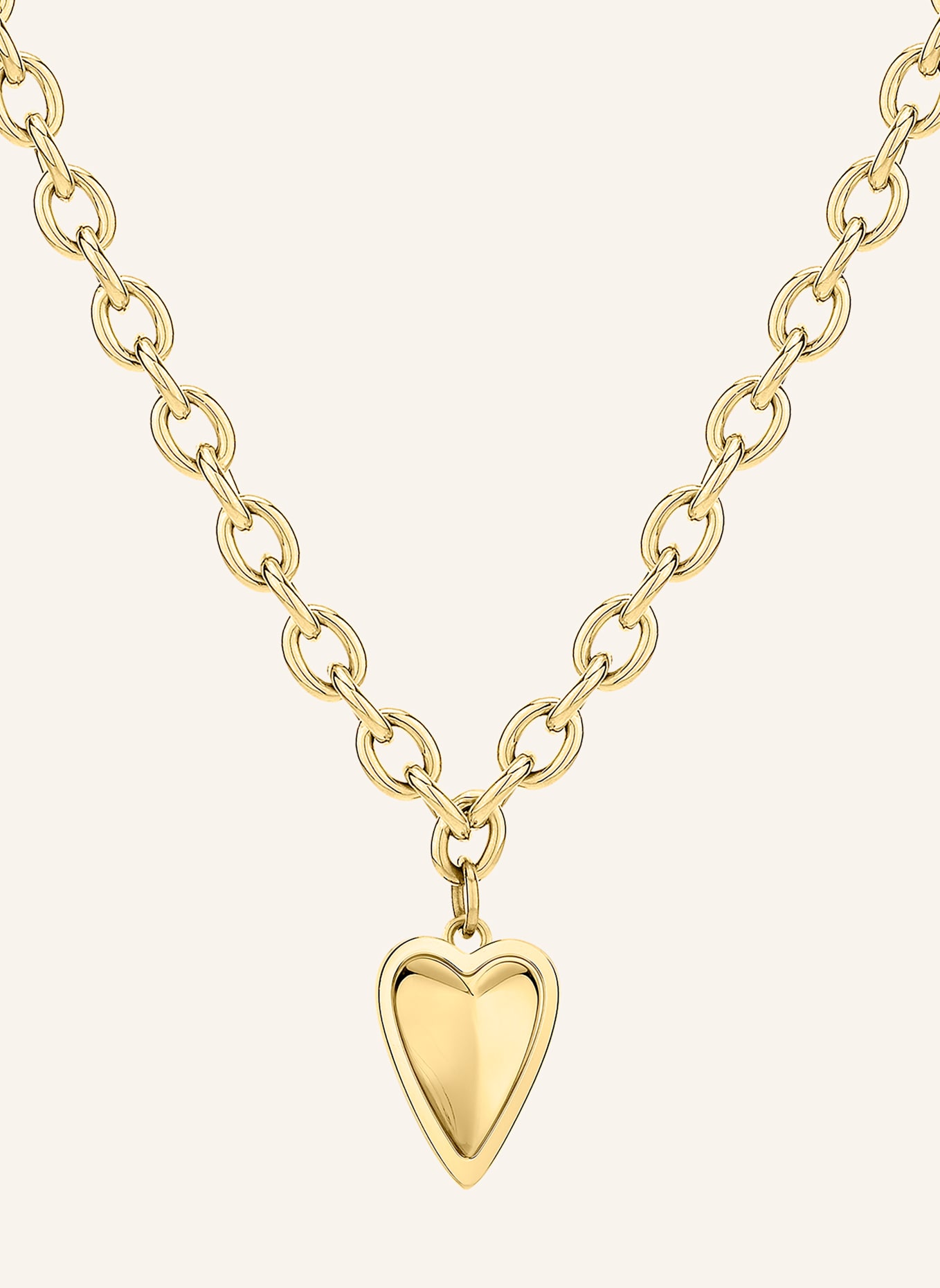 LIEBESKIND Halskette  aus  Edelstahl: GOLD