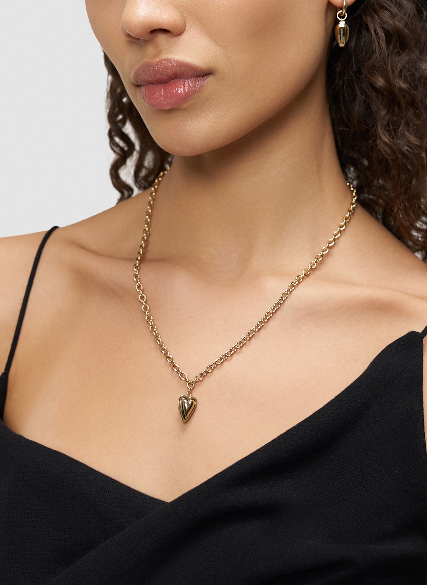 LIEBESKIND Halskette  aus  Edelstahl: GOLD