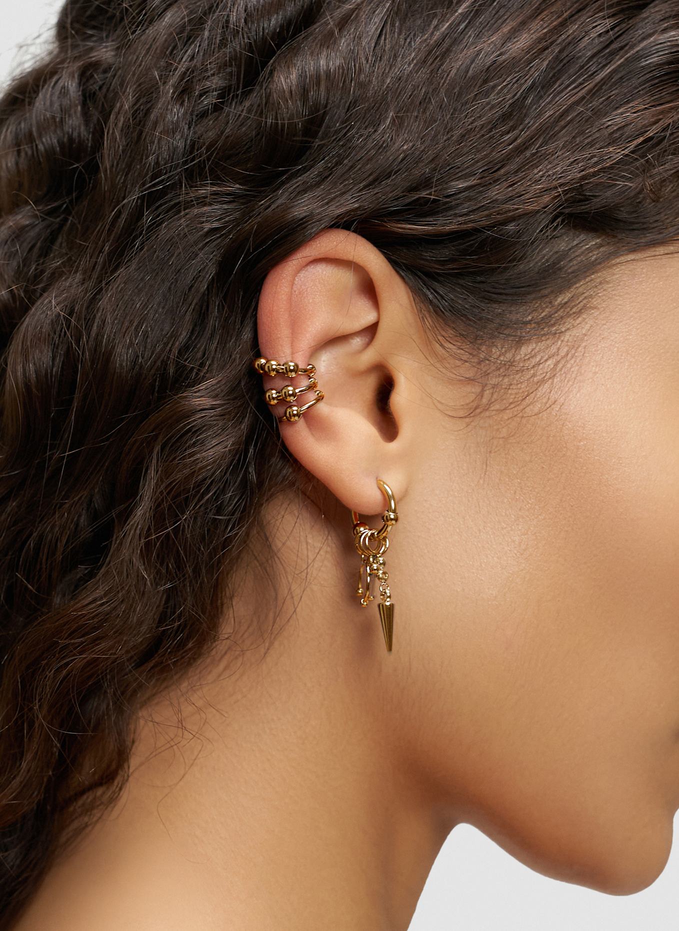 LIEBESKIND Creolen  aus  Edelstahl: GOLD