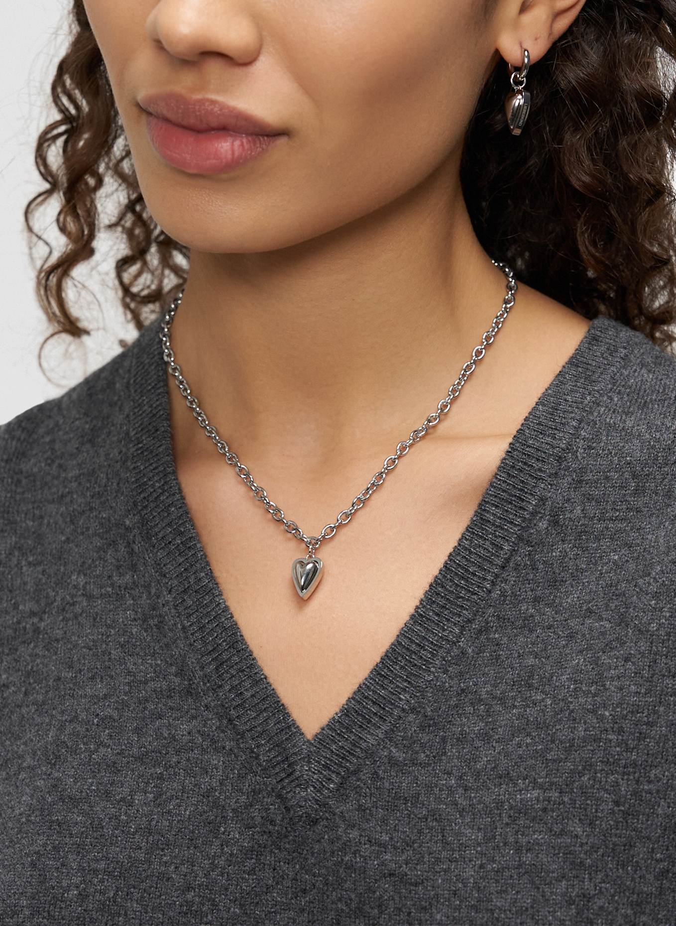 LIEBESKIND Halskette  aus  Edelstahl: SILBER