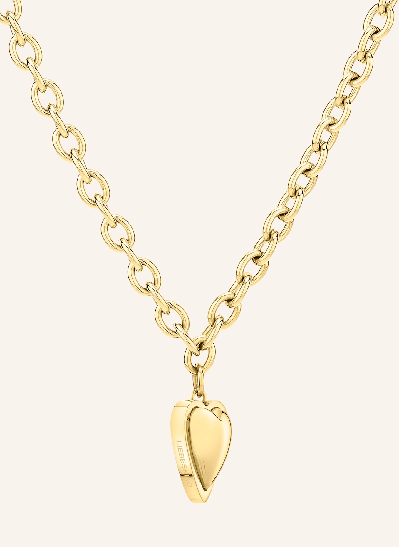 LIEBESKIND Halskette  aus  Edelstahl: GOLD