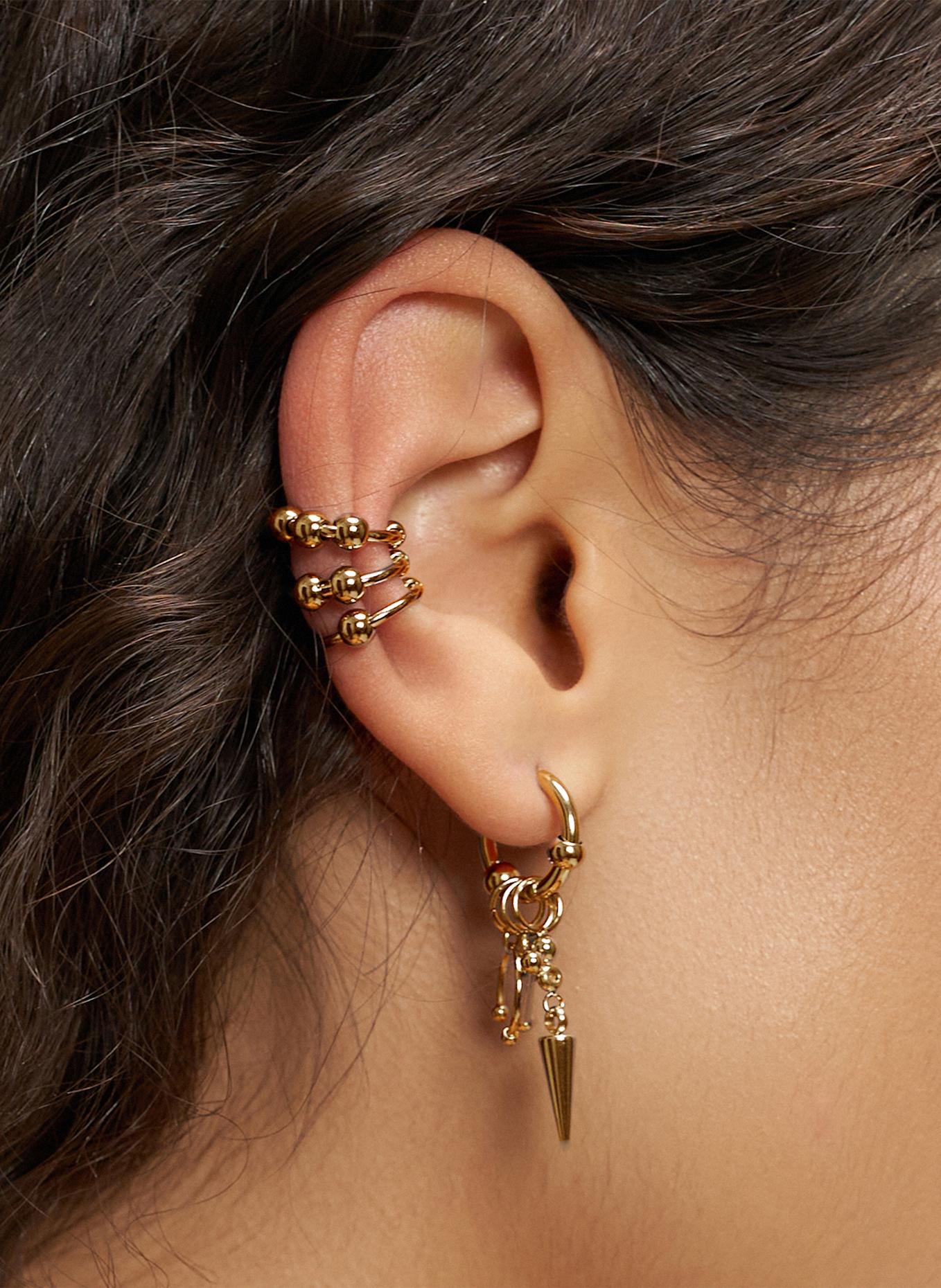 LIEBESKIND Creolen  aus  Edelstahl: GOLD