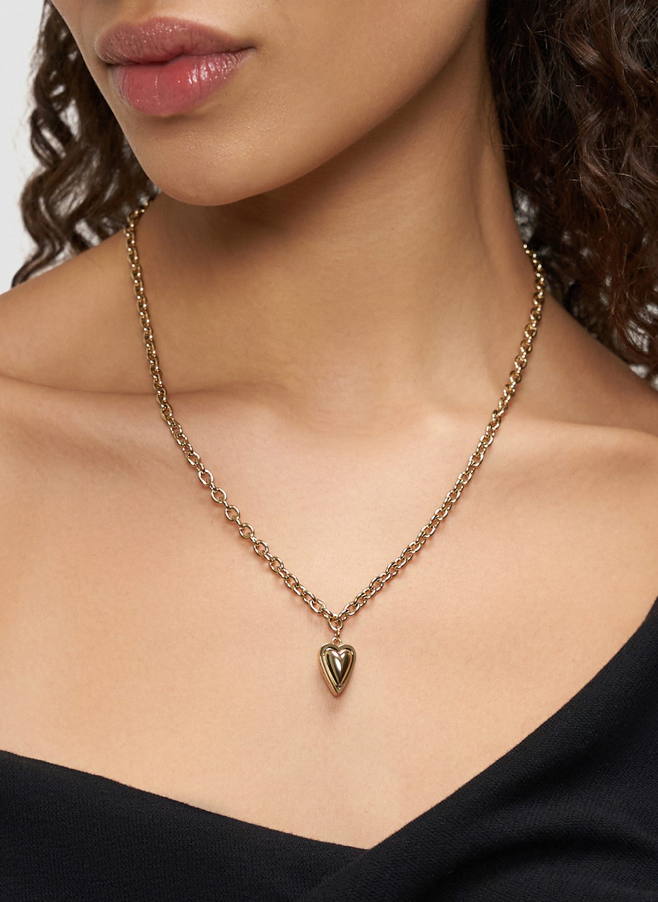 LIEBESKIND Halskette  aus  Edelstahl: GOLD