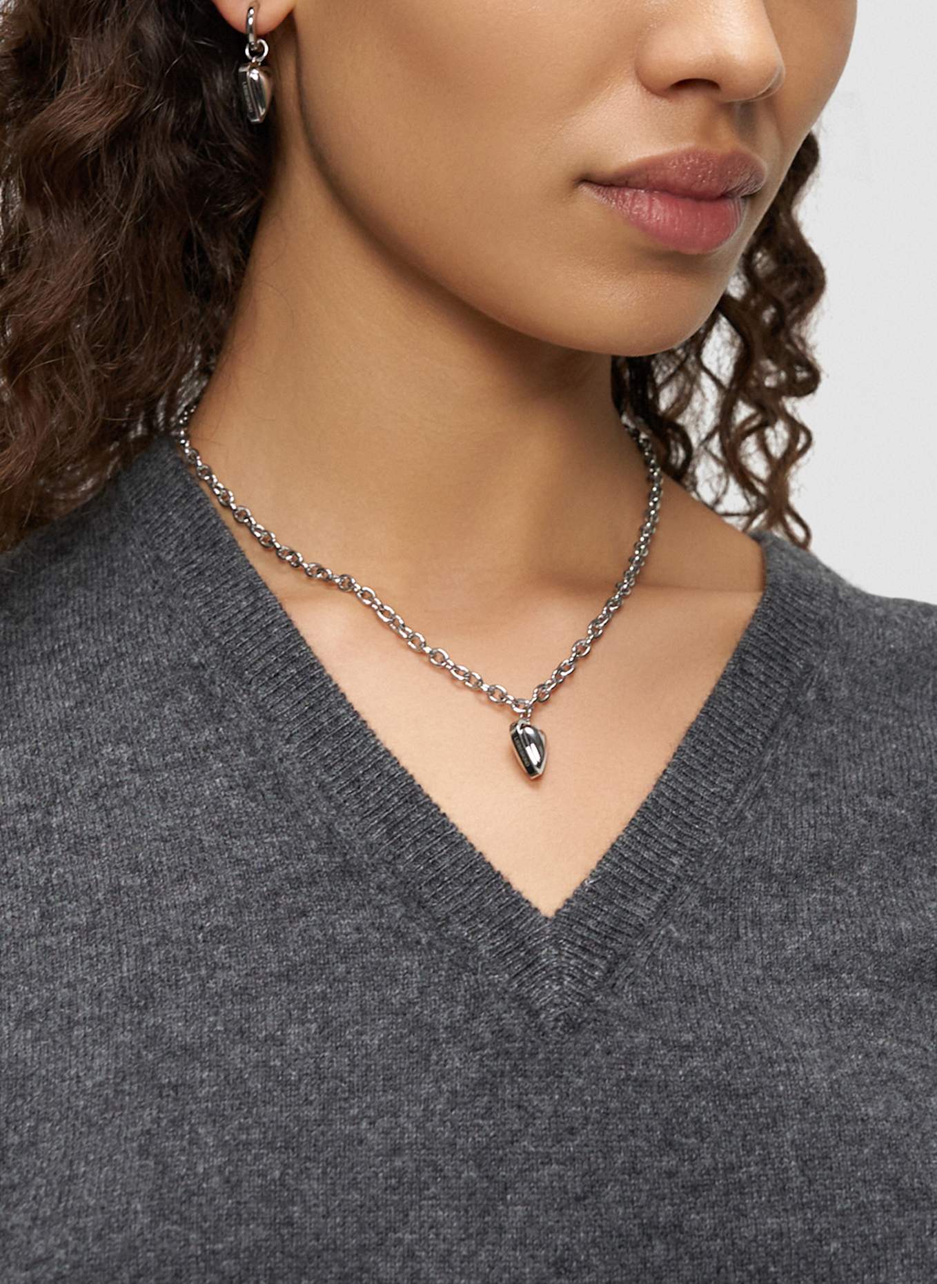 LIEBESKIND Halskette  aus  Edelstahl: SILBER