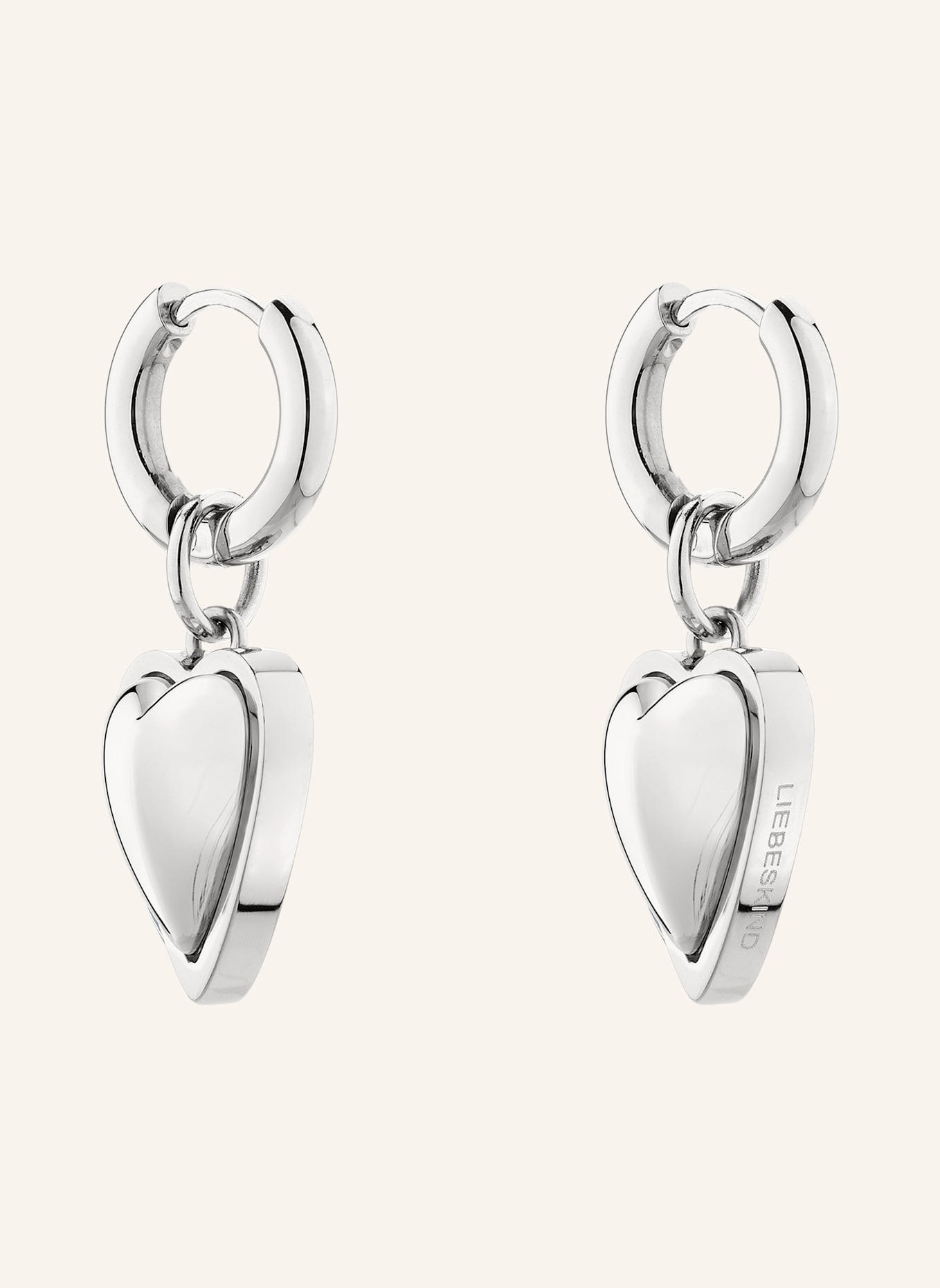 LIEBESKIND Creolen  aus  Edelstahl: SILBER