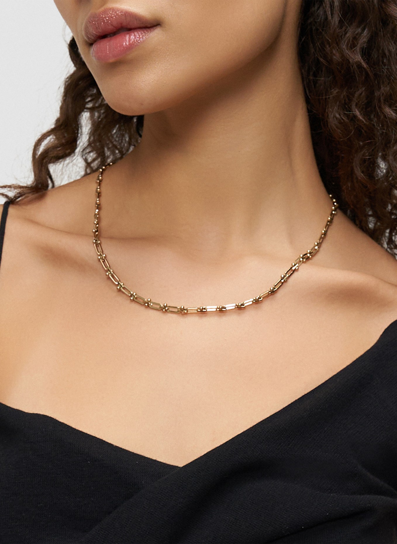 LIEBESKIND Halskette  aus  Edelstahl: GOLD