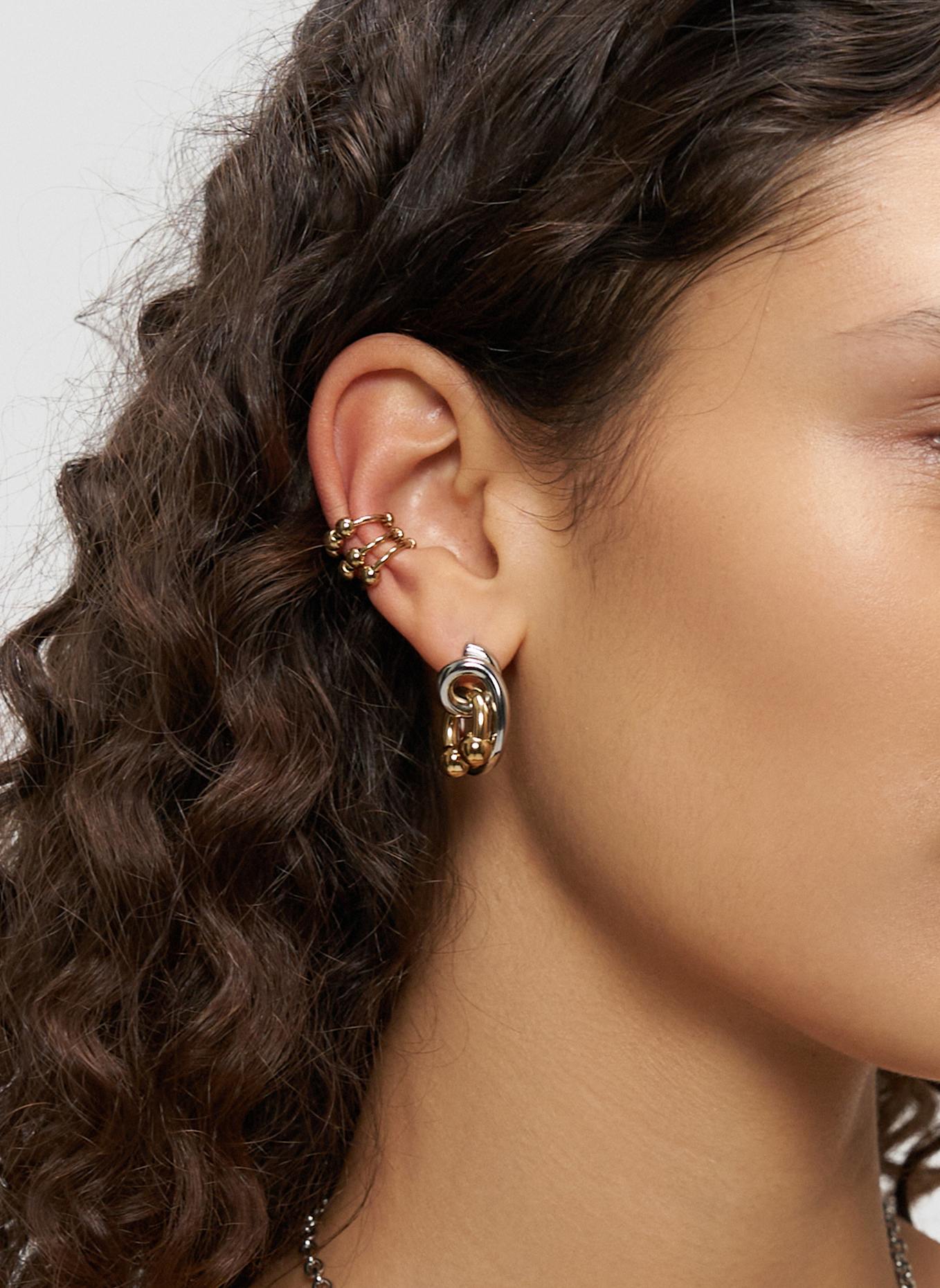 LIEBESKIND Creolen  aus  Edelstahl: SILBER/ GOLD