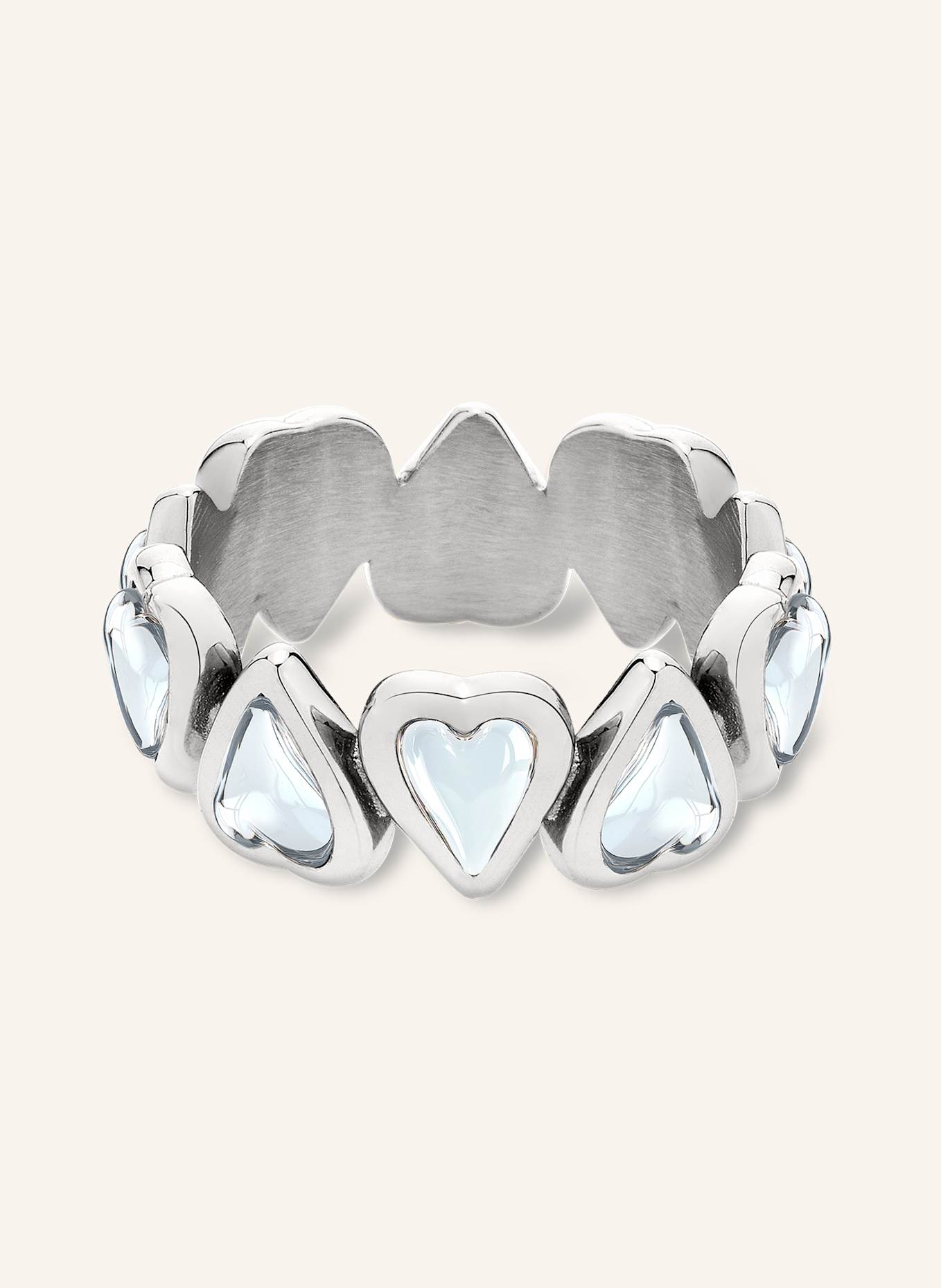 LIEBESKIND Ring  aus  Edelstahl: SILBER