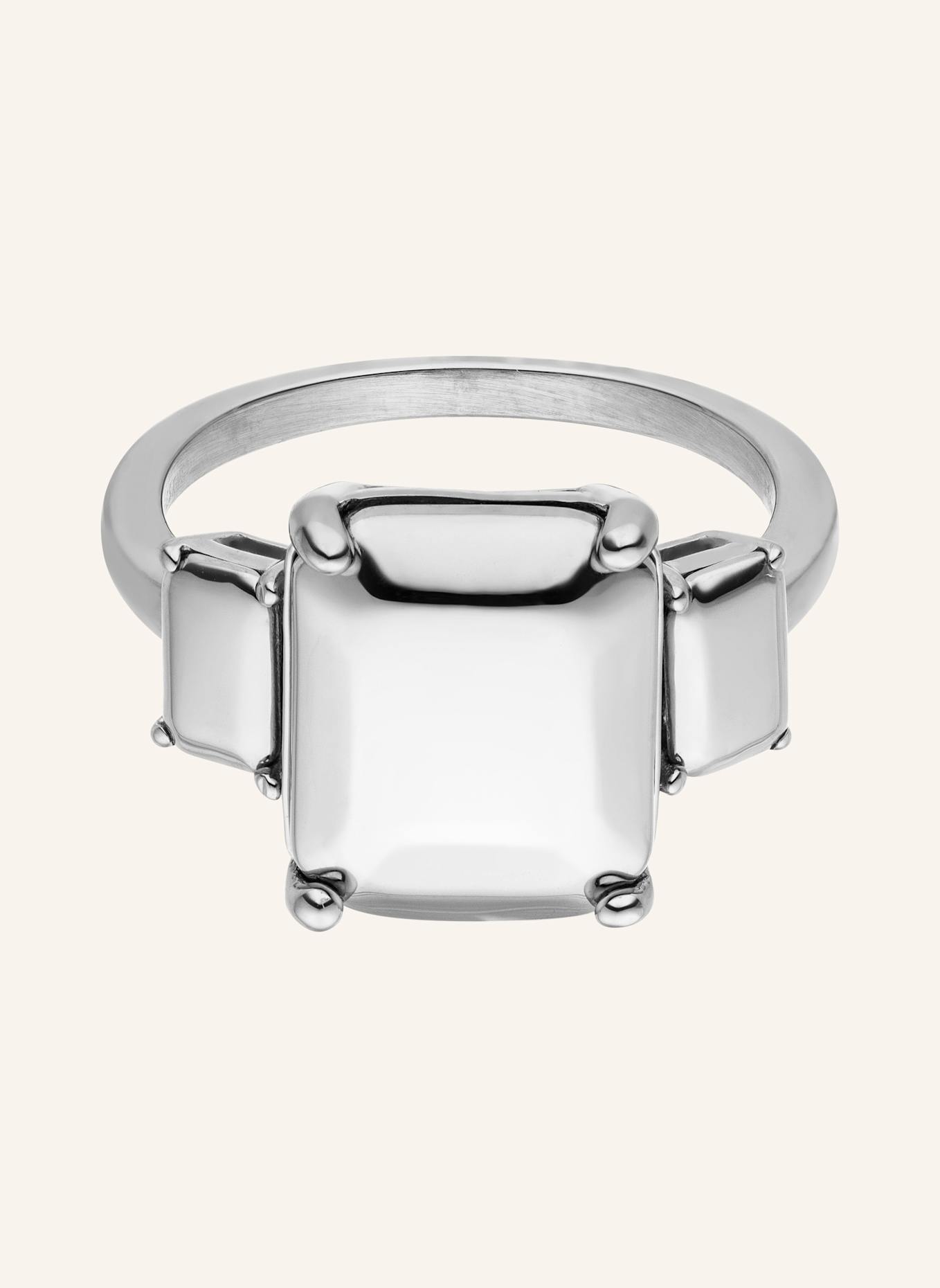 LIEBESKIND Ring aus Edelstahl: SILBER