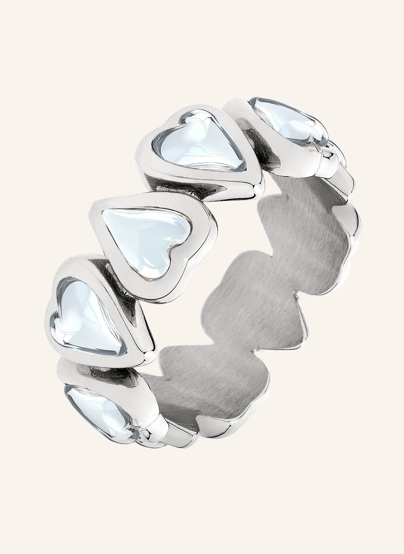 LIEBESKIND Ring  aus  Edelstahl: SILBER