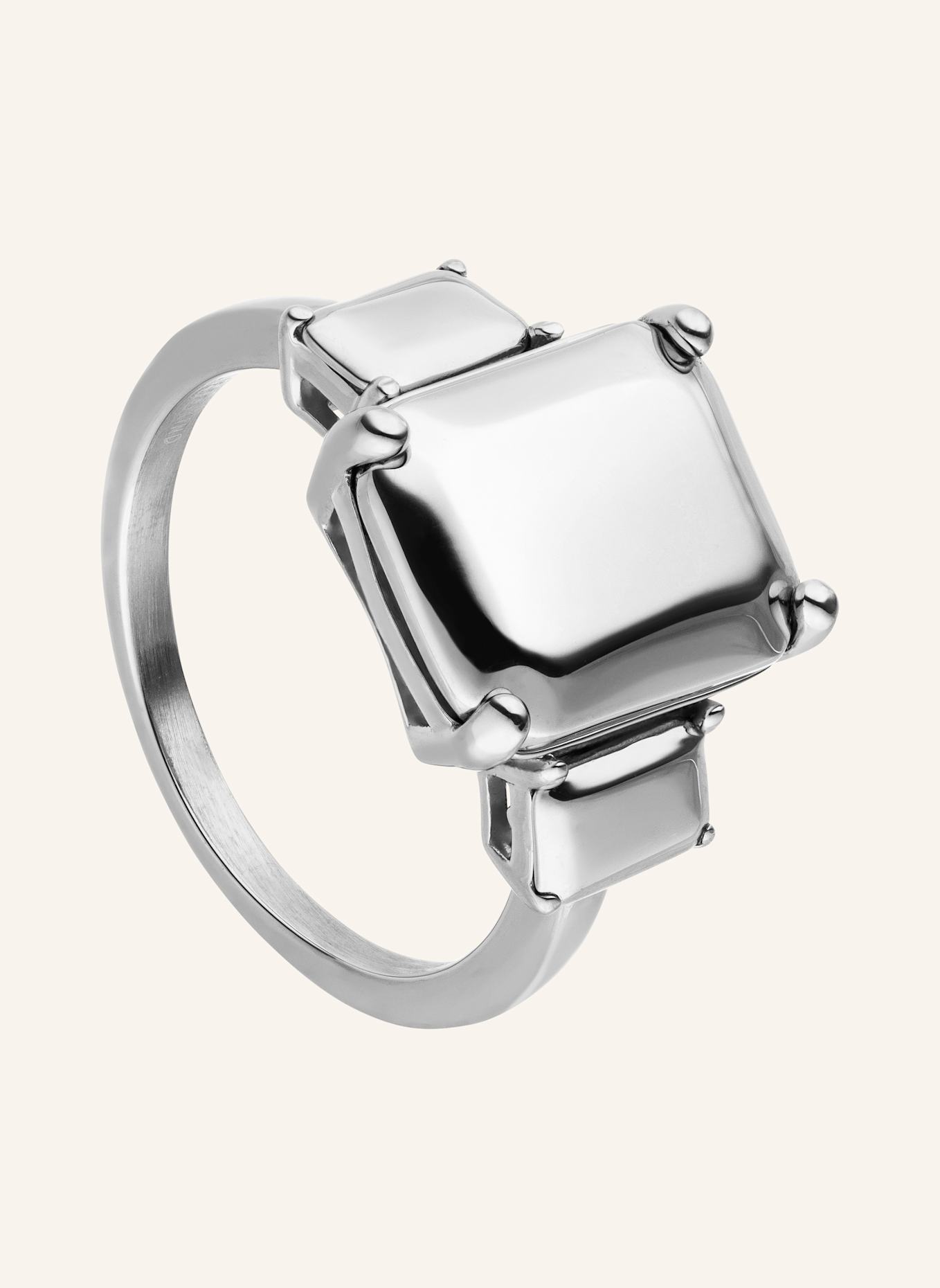 LIEBESKIND Ring aus Edelstahl: SILBER