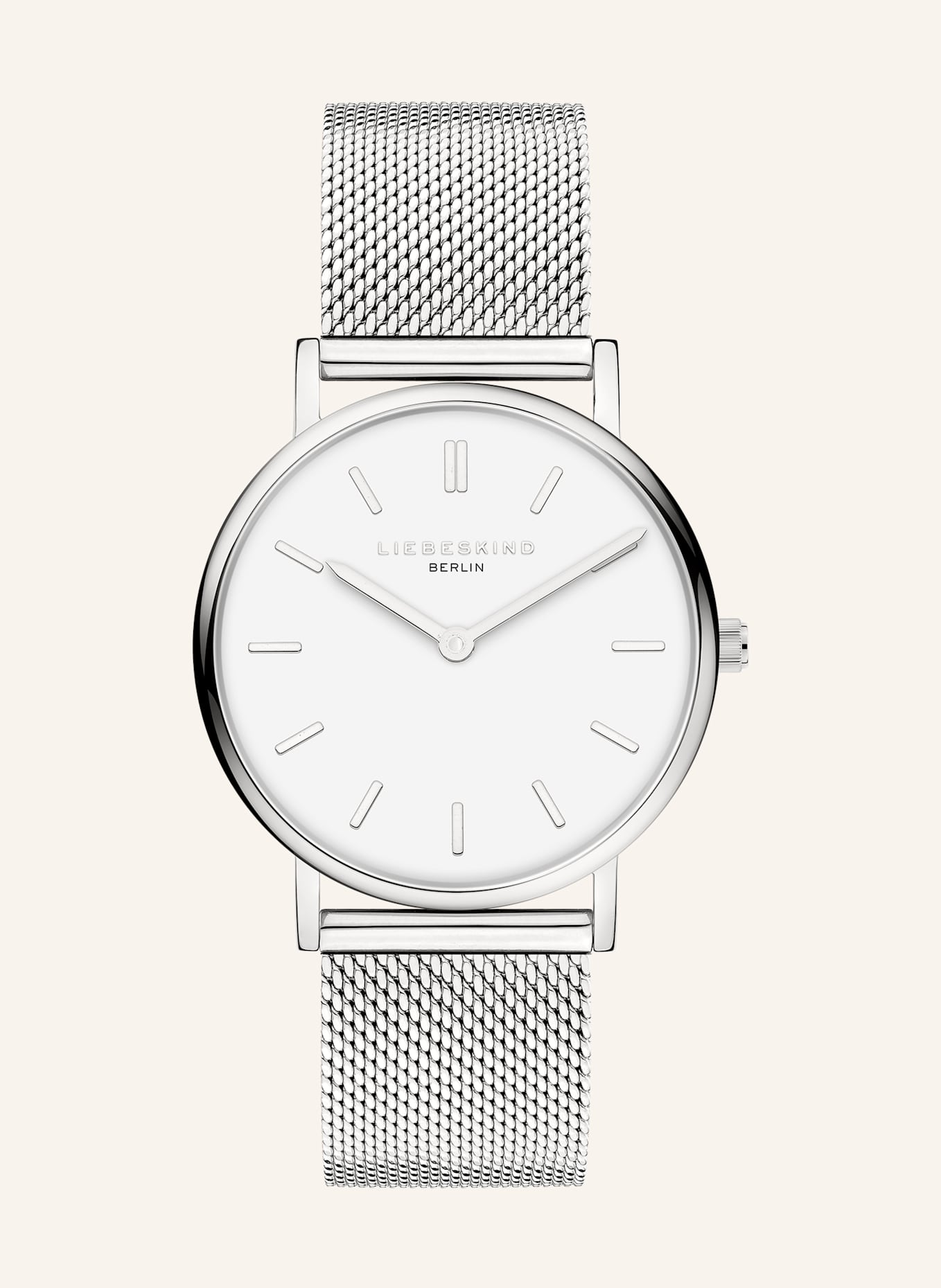 LIEBESKIND Armbanduhr  aus  Edelstahl: SILBER