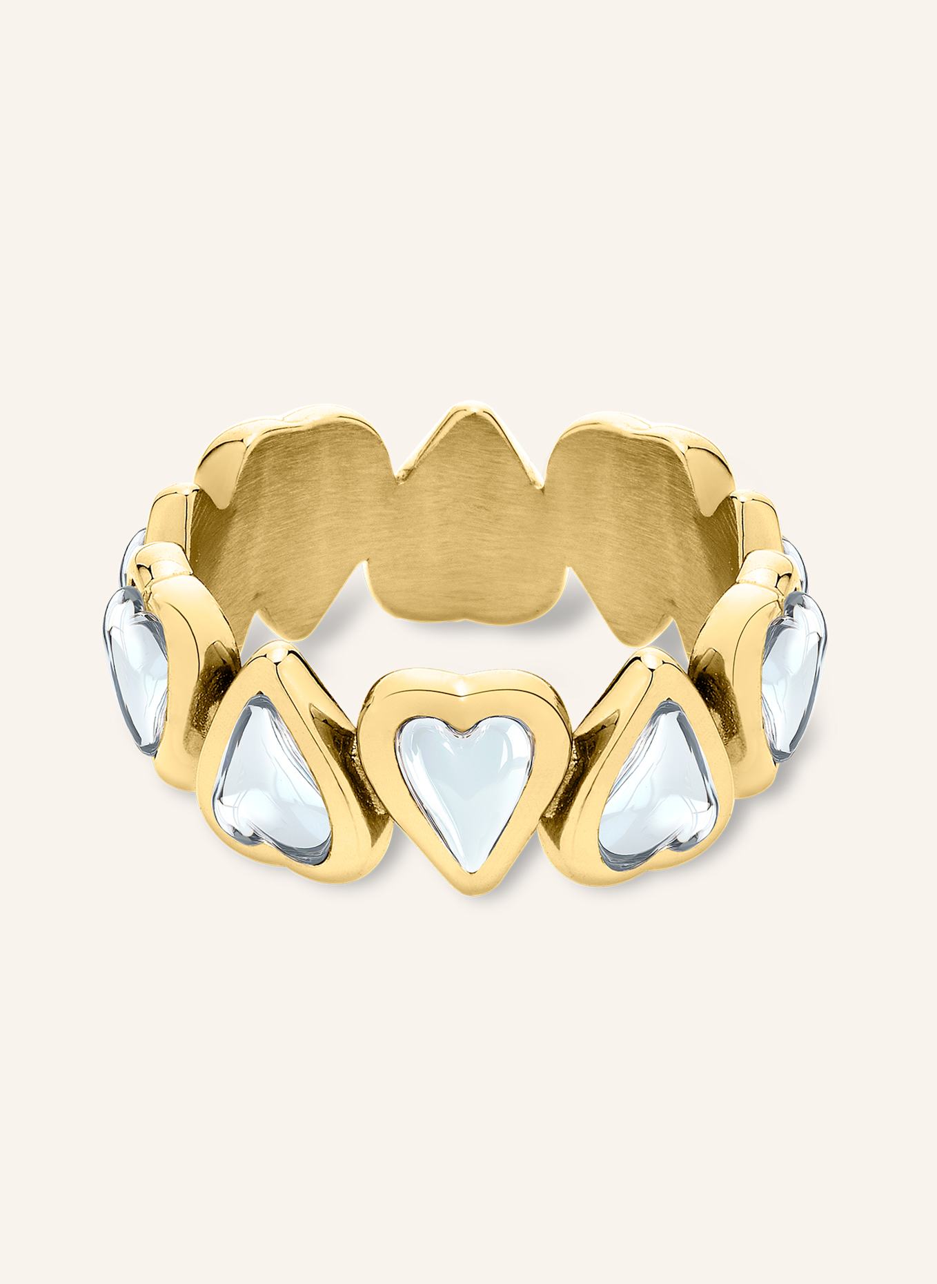 LIEBESKIND Ring  aus  Edelstahl: GOLD