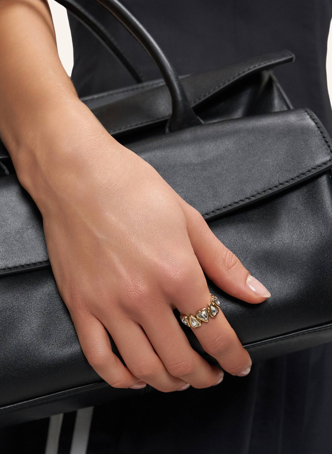 LIEBESKIND Ring  aus  Edelstahl: GOLD