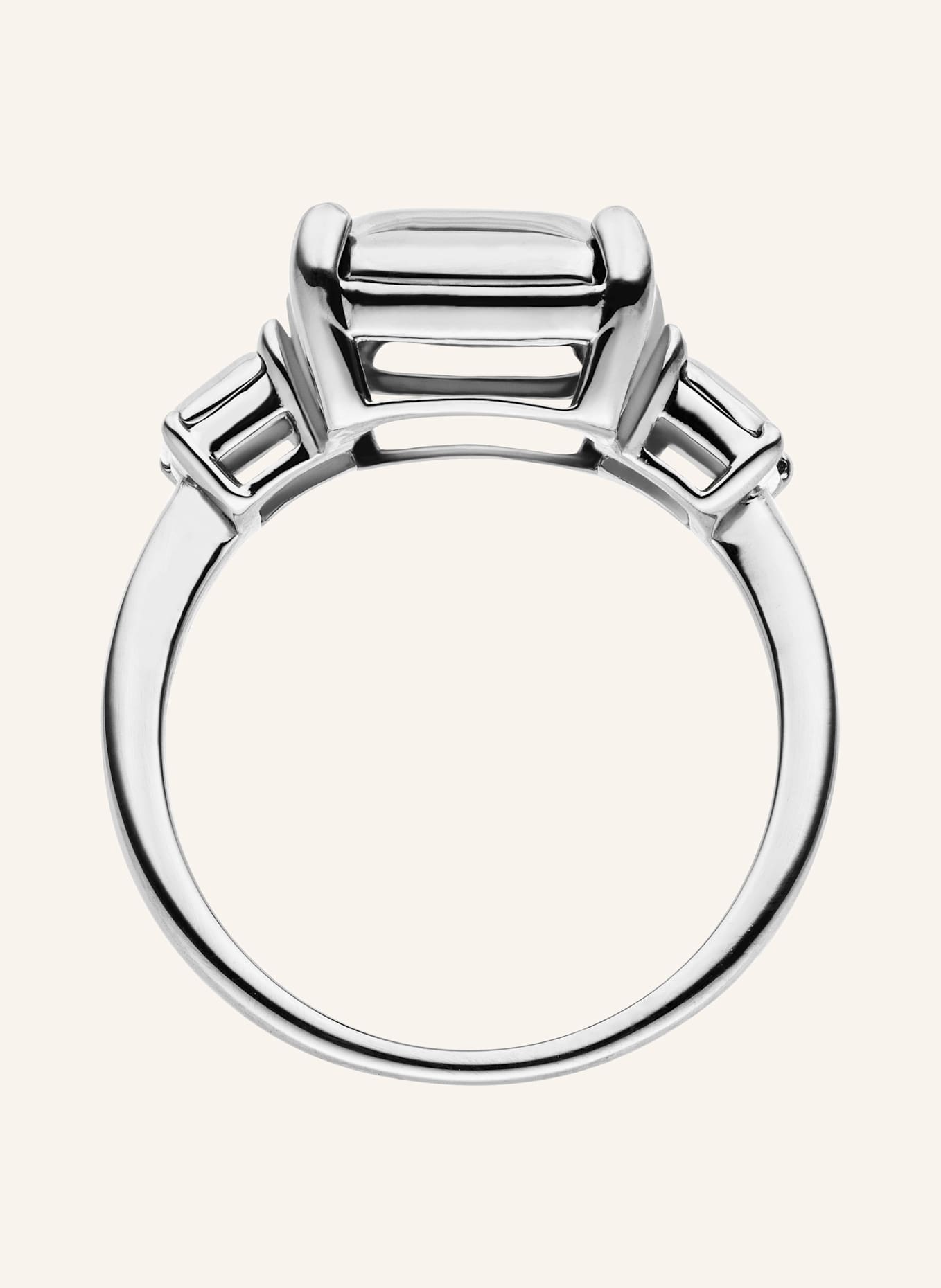 LIEBESKIND Ring aus Edelstahl: SILBER