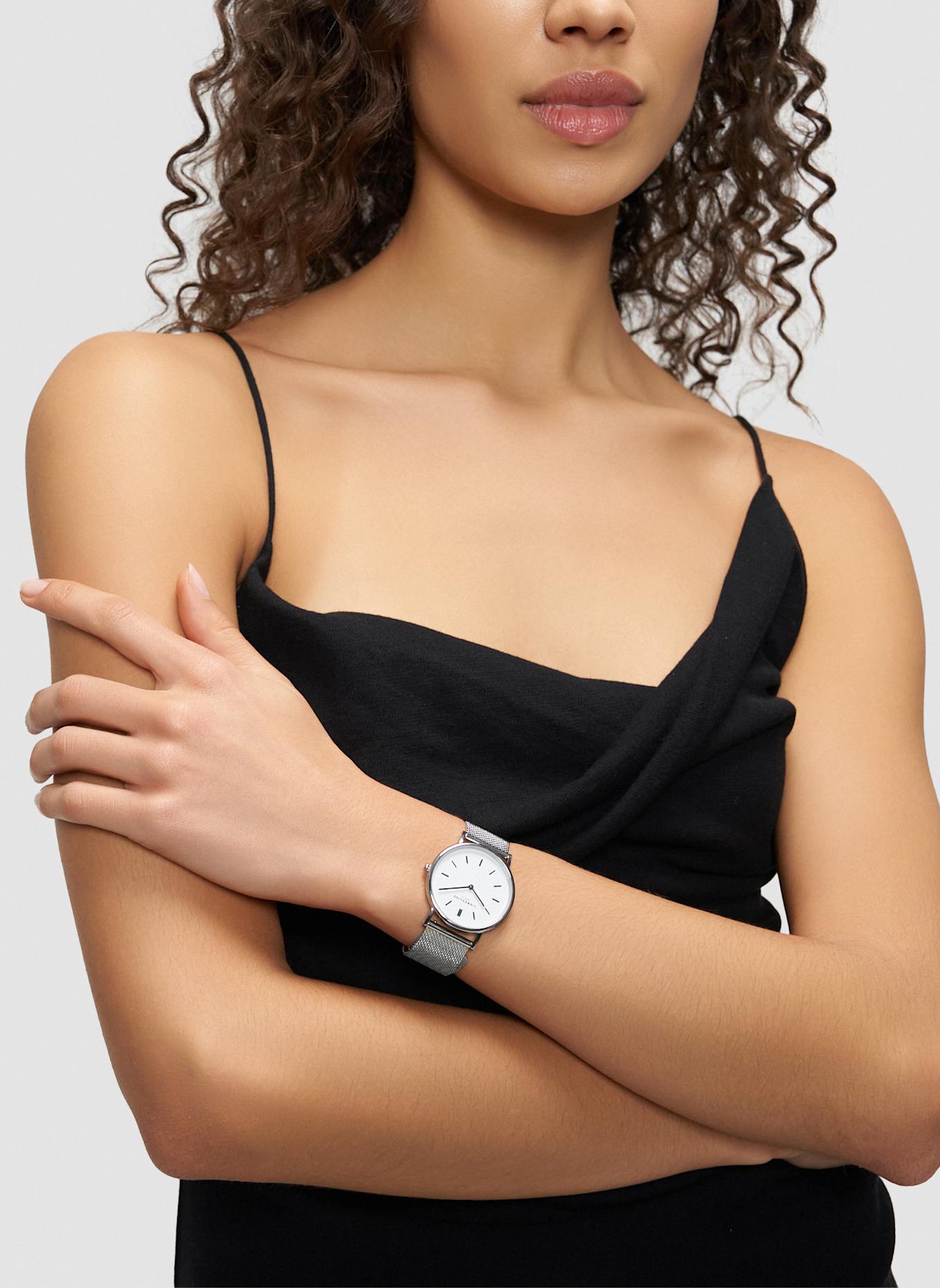 LIEBESKIND Armbanduhr  aus  Edelstahl: SILBER