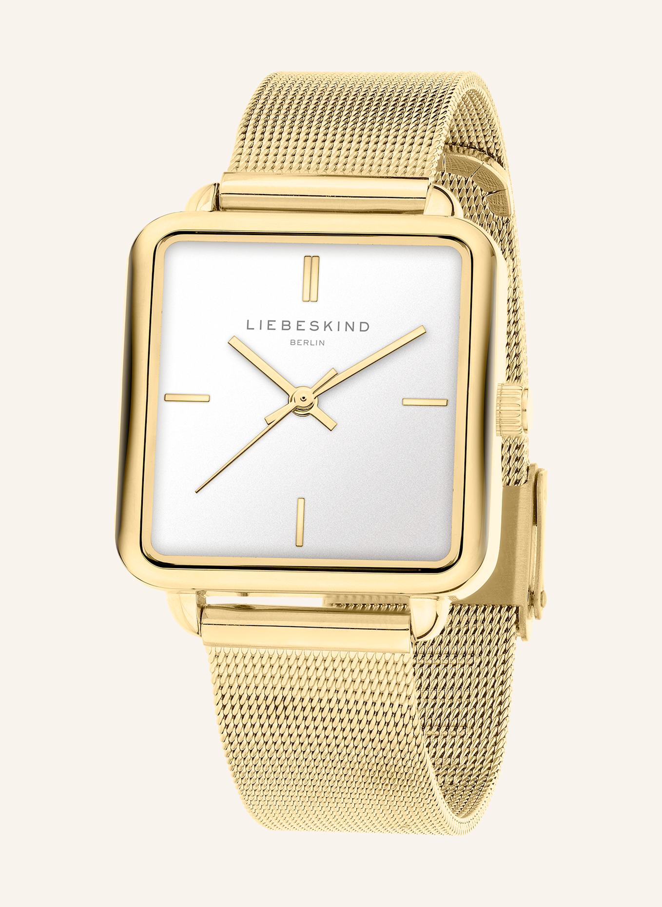 LIEBESKIND Armbanduhr  aus  Edelstahl: GOLD