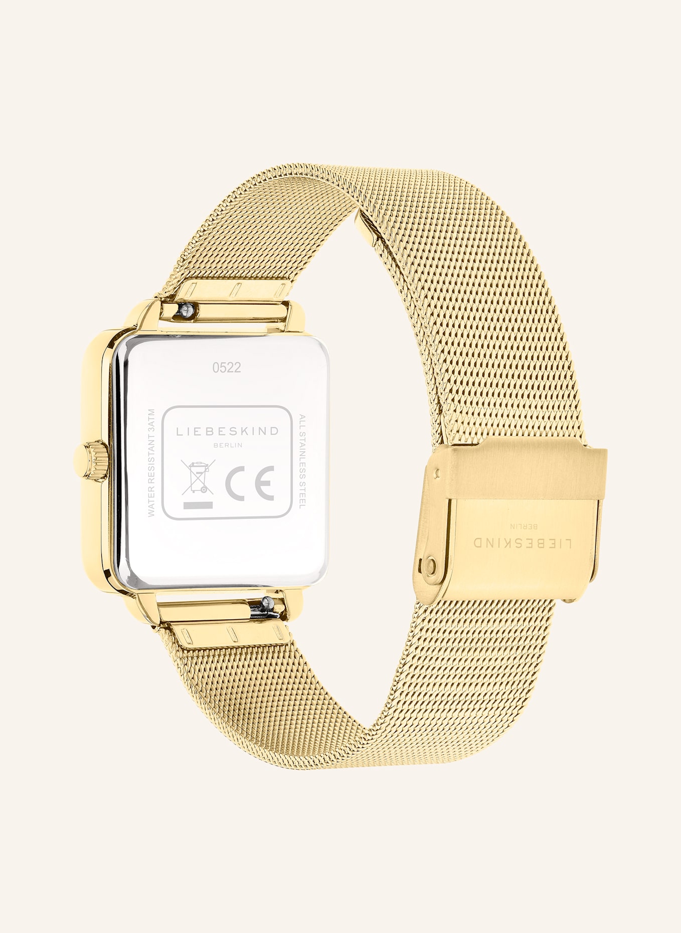 LIEBESKIND Armbanduhr  aus  Edelstahl: GOLD