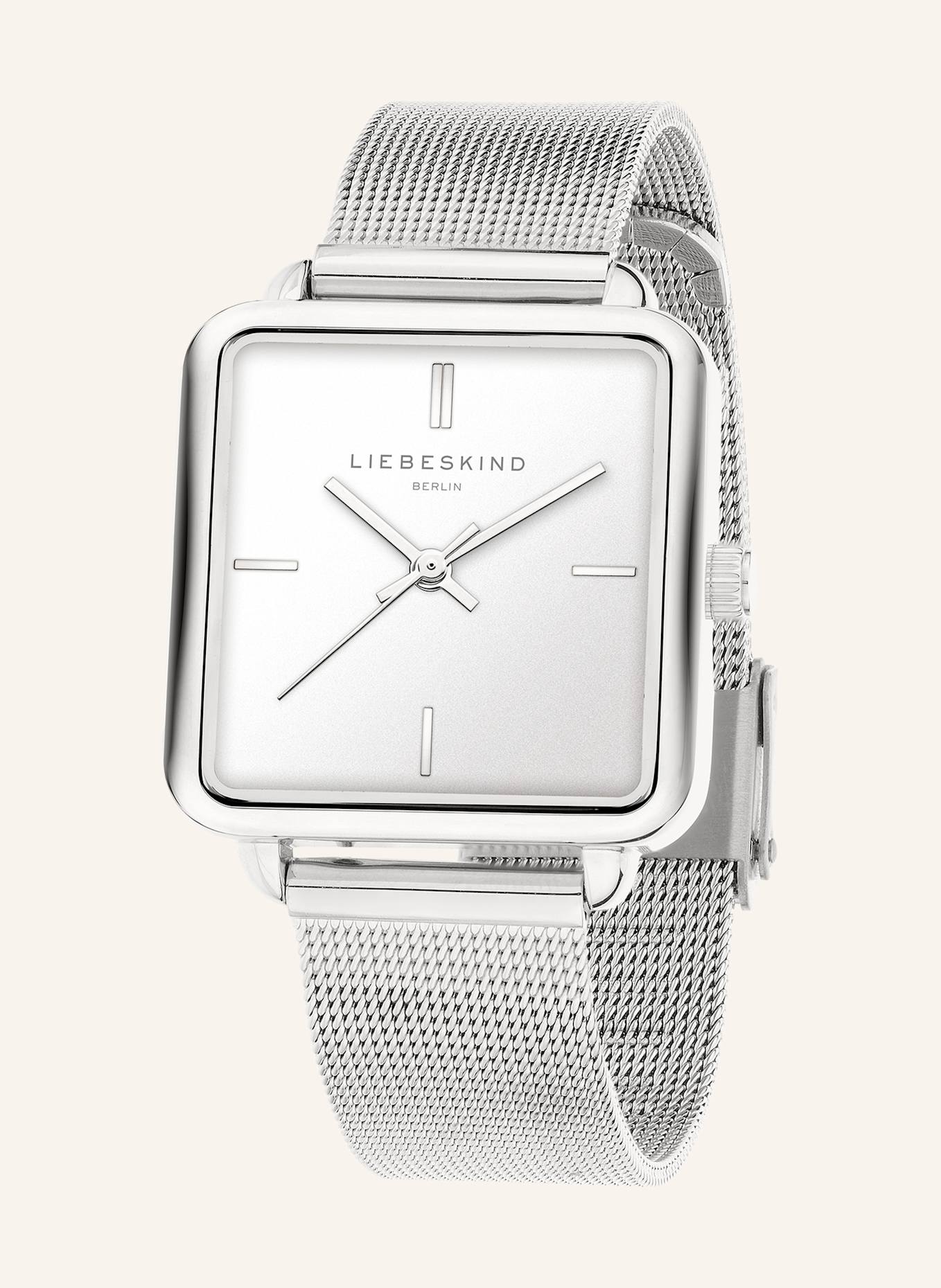 LIEBESKIND Armbanduhr  aus  Edelstahl: SILBER