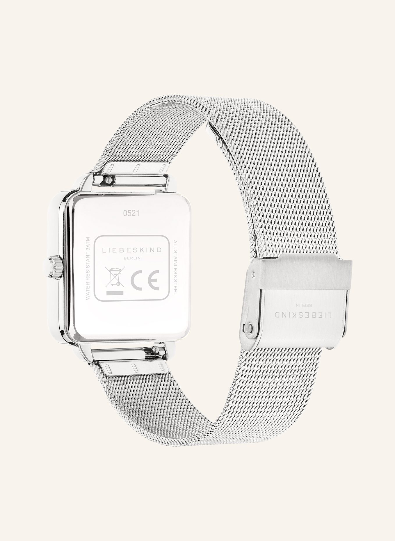 LIEBESKIND Armbanduhr  aus  Edelstahl: SILBER