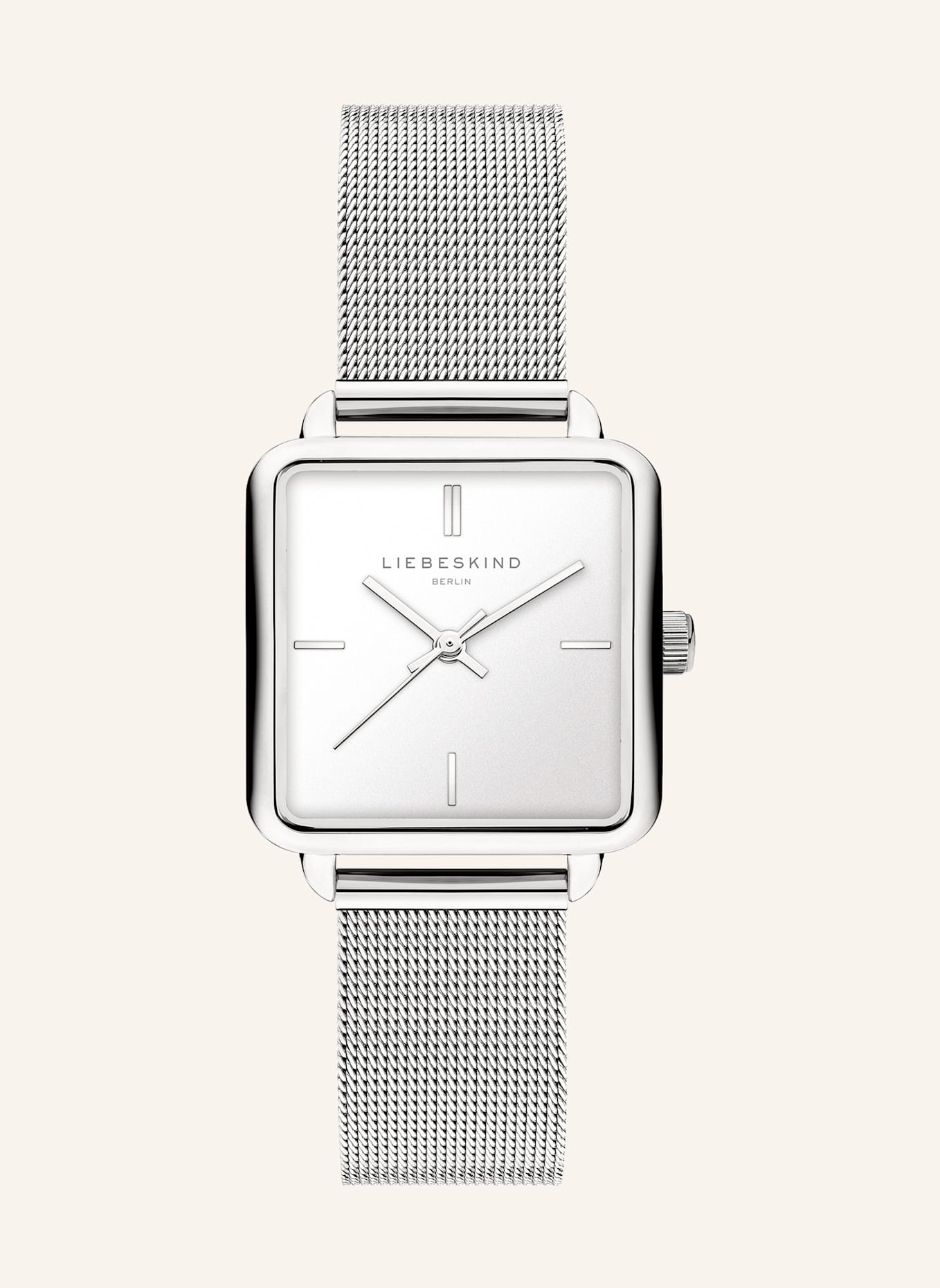 LIEBESKIND Armbanduhr  aus  Edelstahl: SILBER