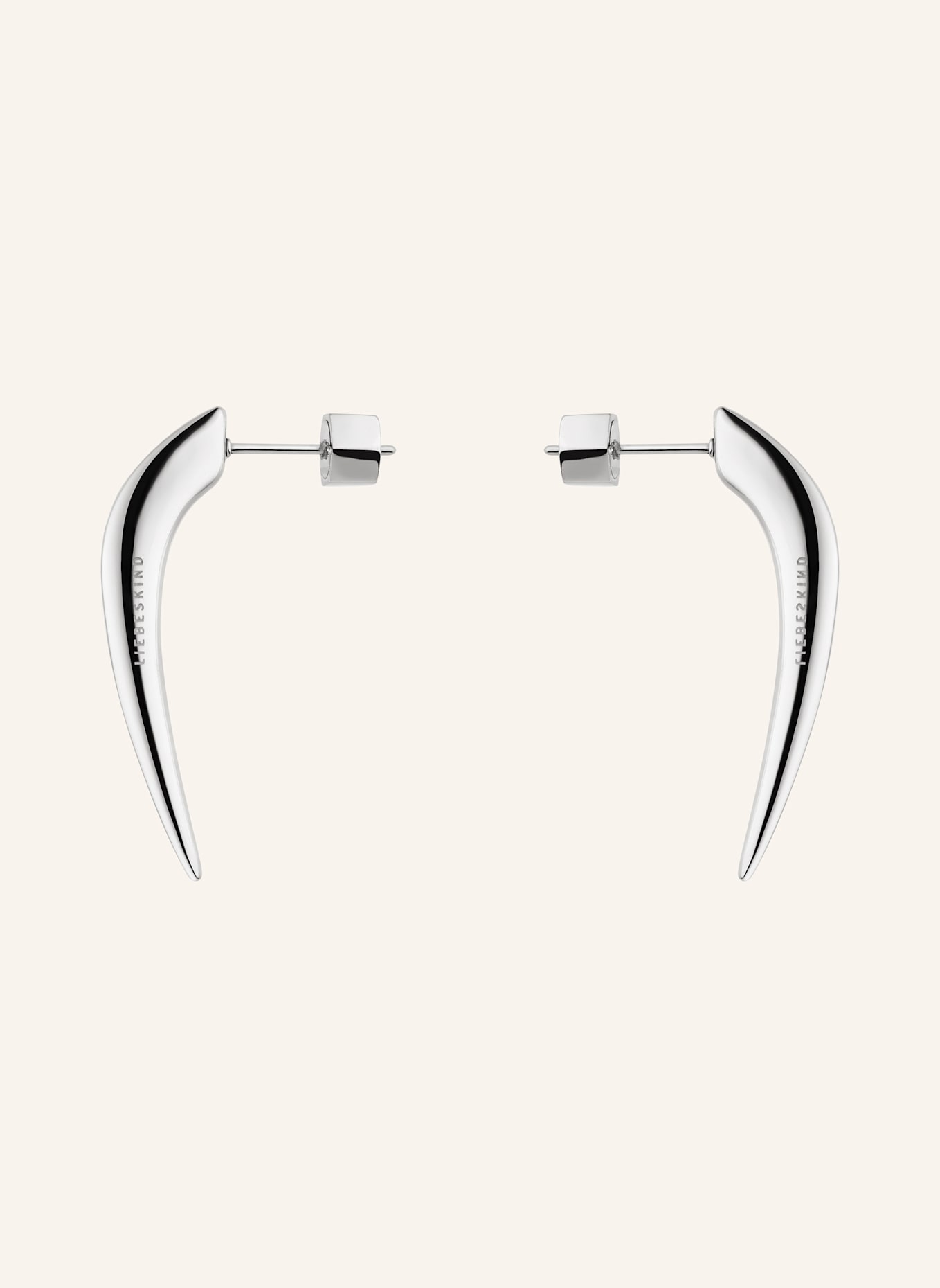 LIEBESKIND Ohrstecker  aus  Edelstahl: SILBER