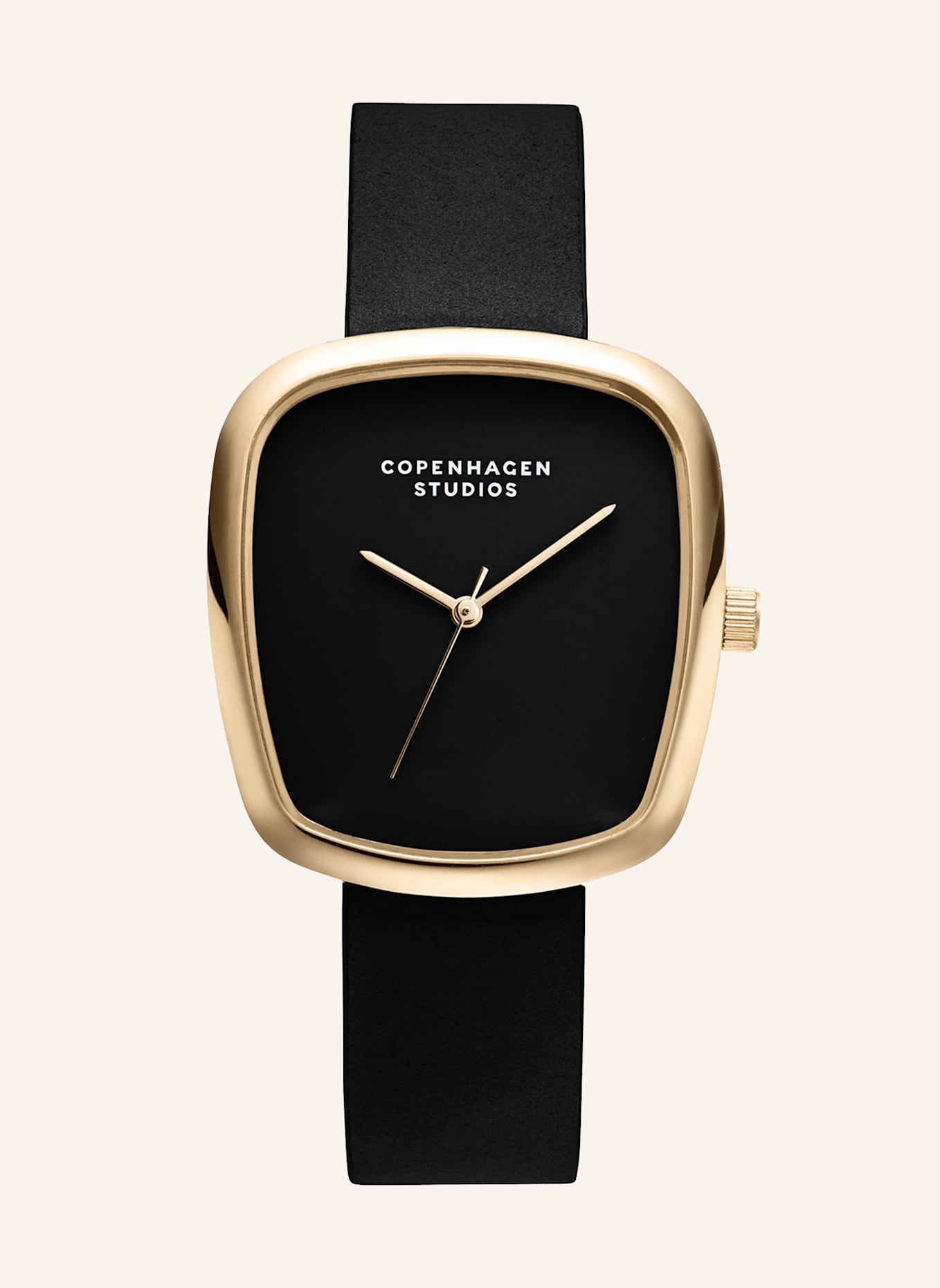 COPENHAGEN STUDIOS Armbanduhr  aus  Echtleder: GOLD