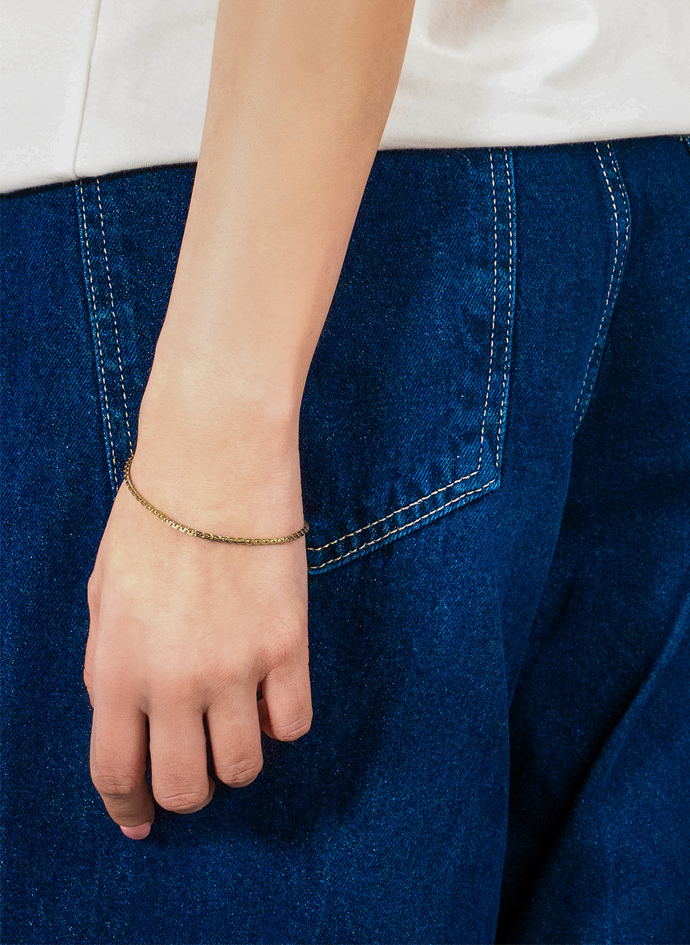 COPENHAGEN STUDIOS Armband  aus  Edelstahl: GOLD