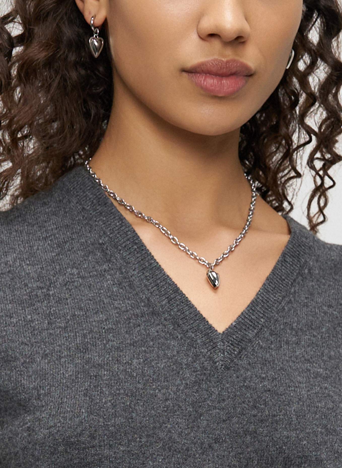 LIEBESKIND Creolen  aus  Edelstahl: SILBER