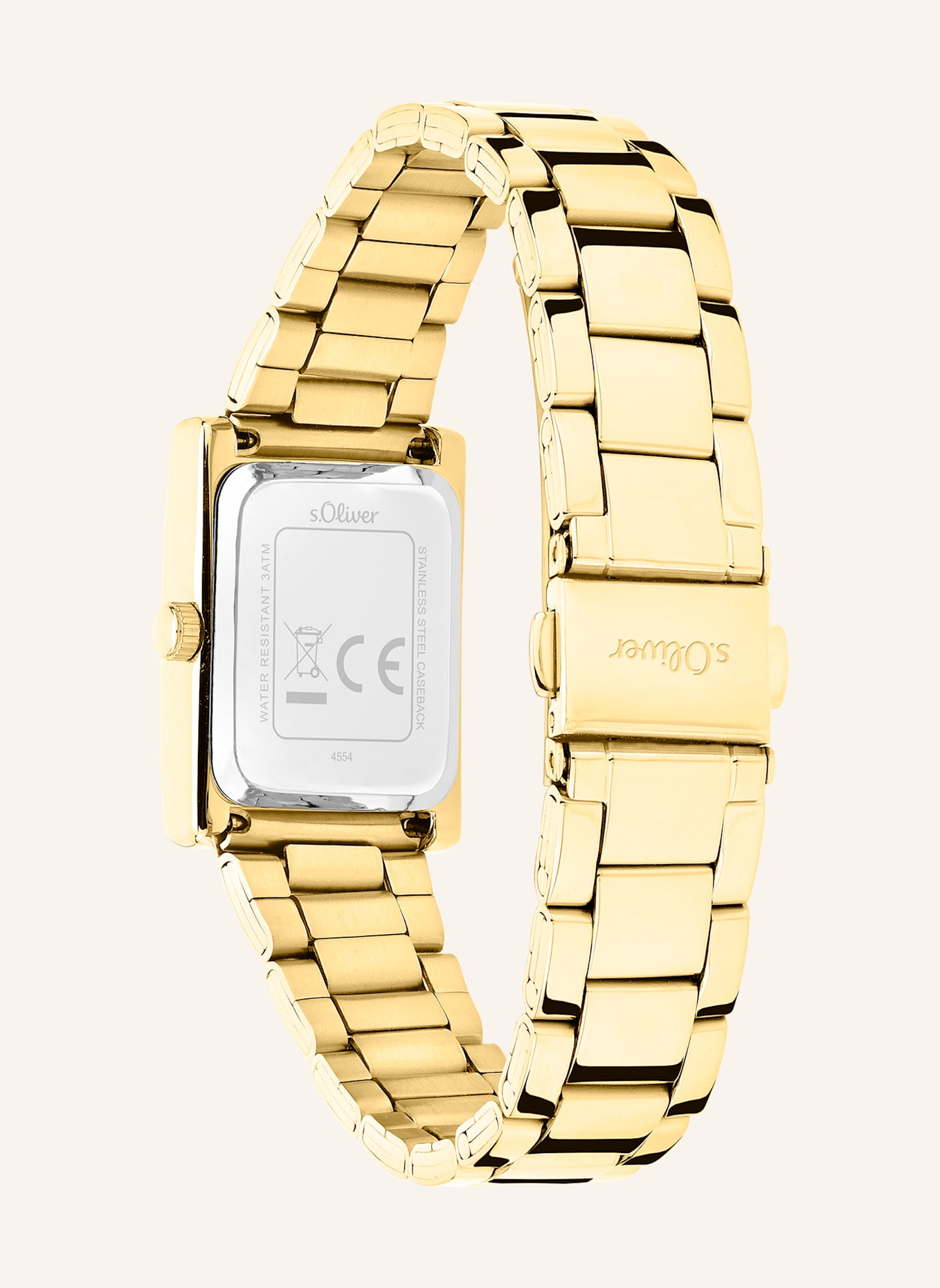 s.Oliver Polshorloge van roestvrij staal: GOUD