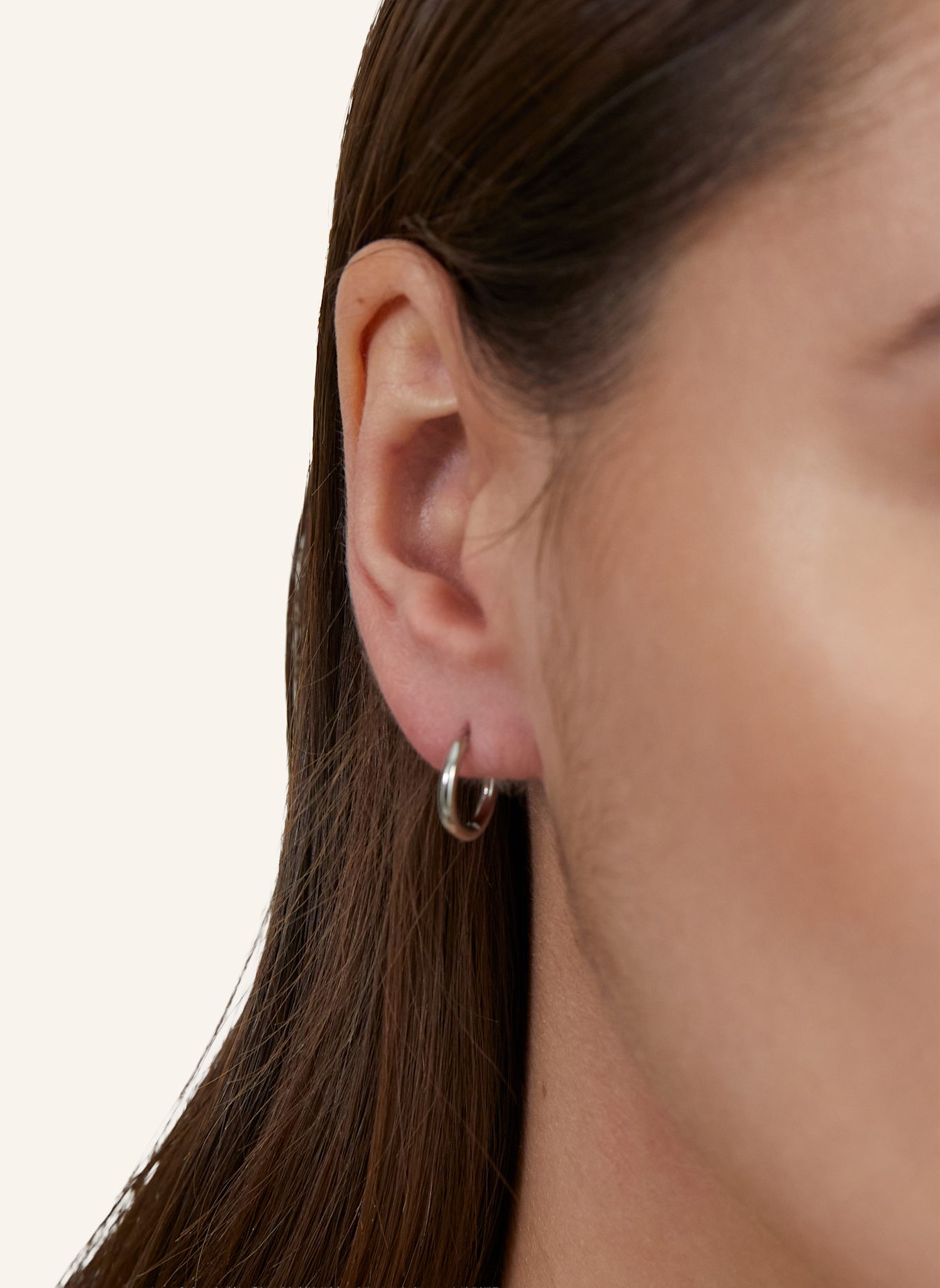 s.Oliver Creolen van roestvrij staal: ZILVER