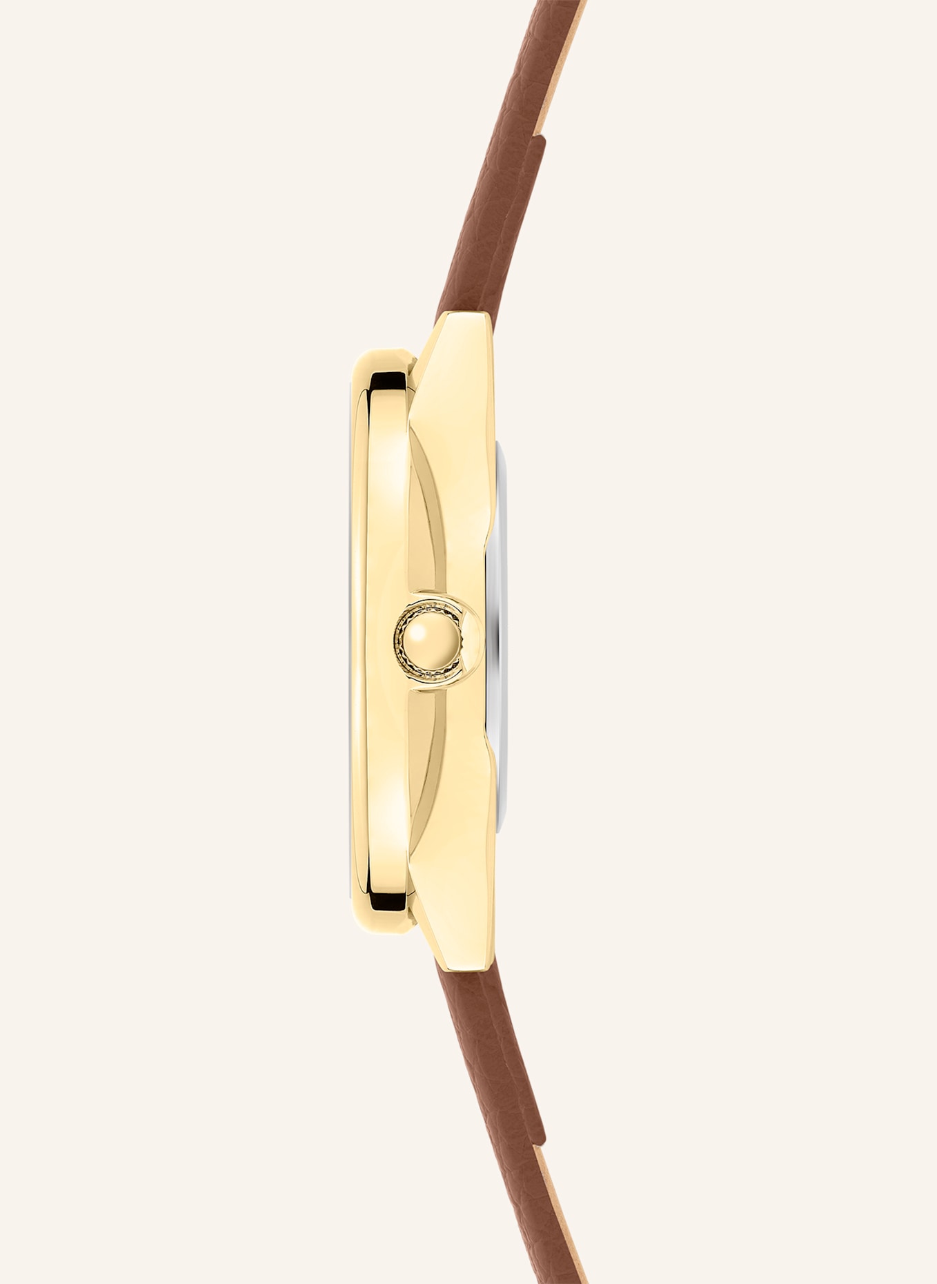 s.Oliver Polshorloge van kunstleer: BEIGE