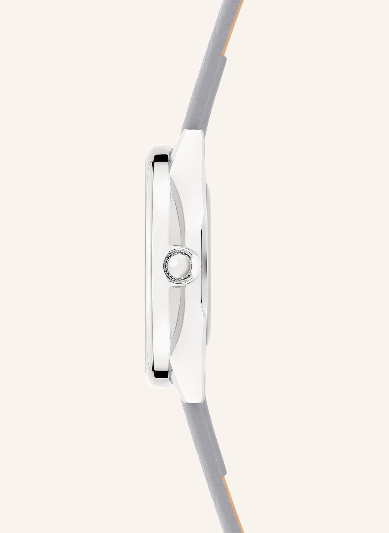 s.Oliver Polshorloge van kunstleer: GRIJS